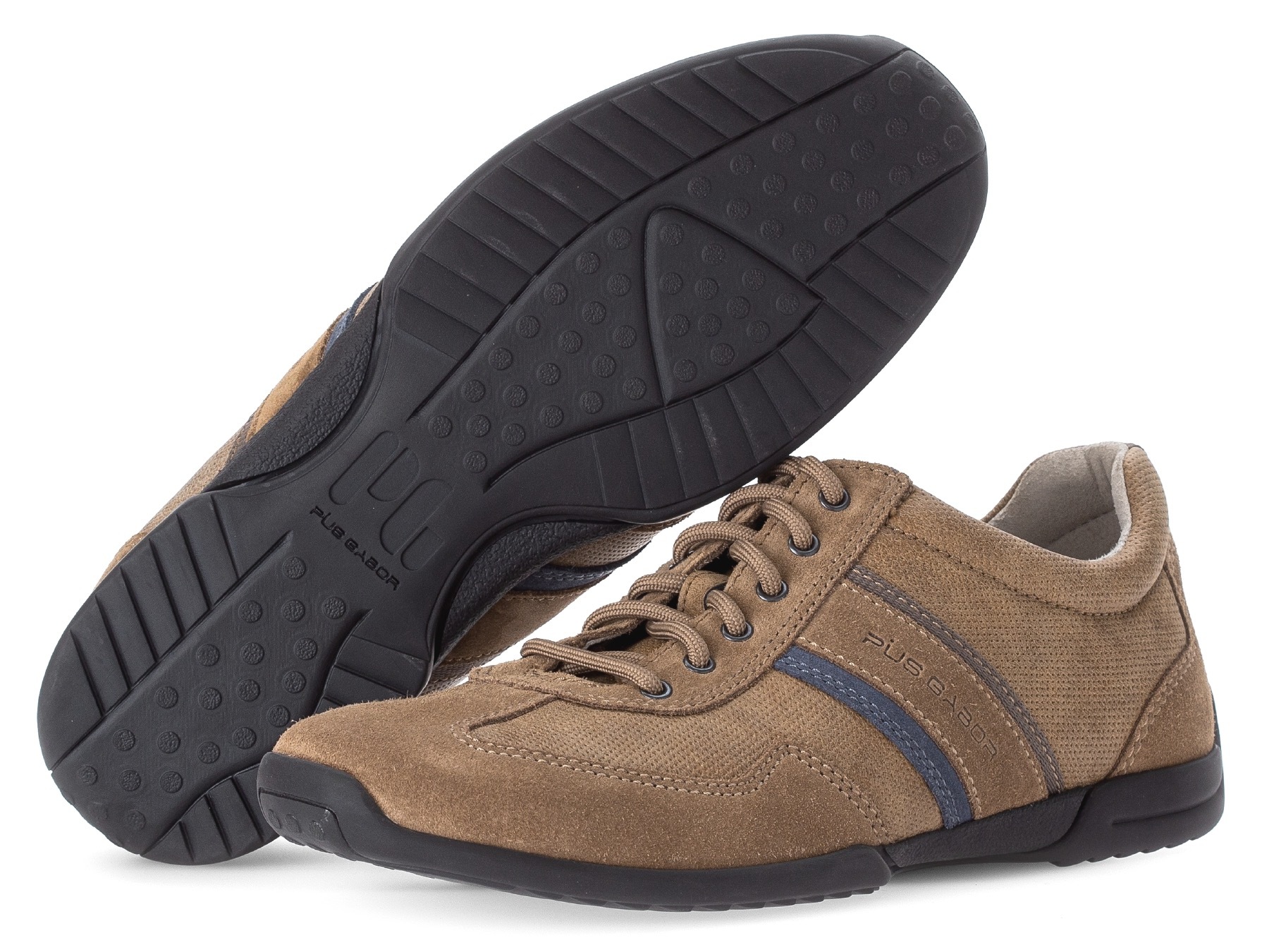 Pius Gabor Sneaker, Freizeitschuh, Halbschuh, Schnürschu mit Logo, Weite G (=weit)