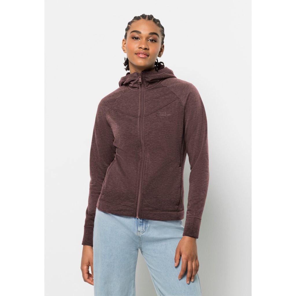 Jack Wolfskin Fleecejacke »WALDSEE HOODED JKT W«, mit Kapuze