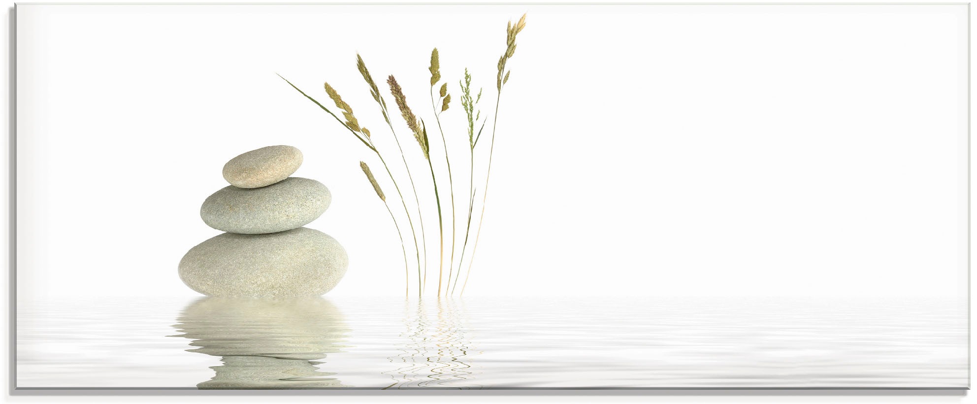 Artland Glasbild »Zen Friede«, Zen, (1 St.), in verschiedenen Größen