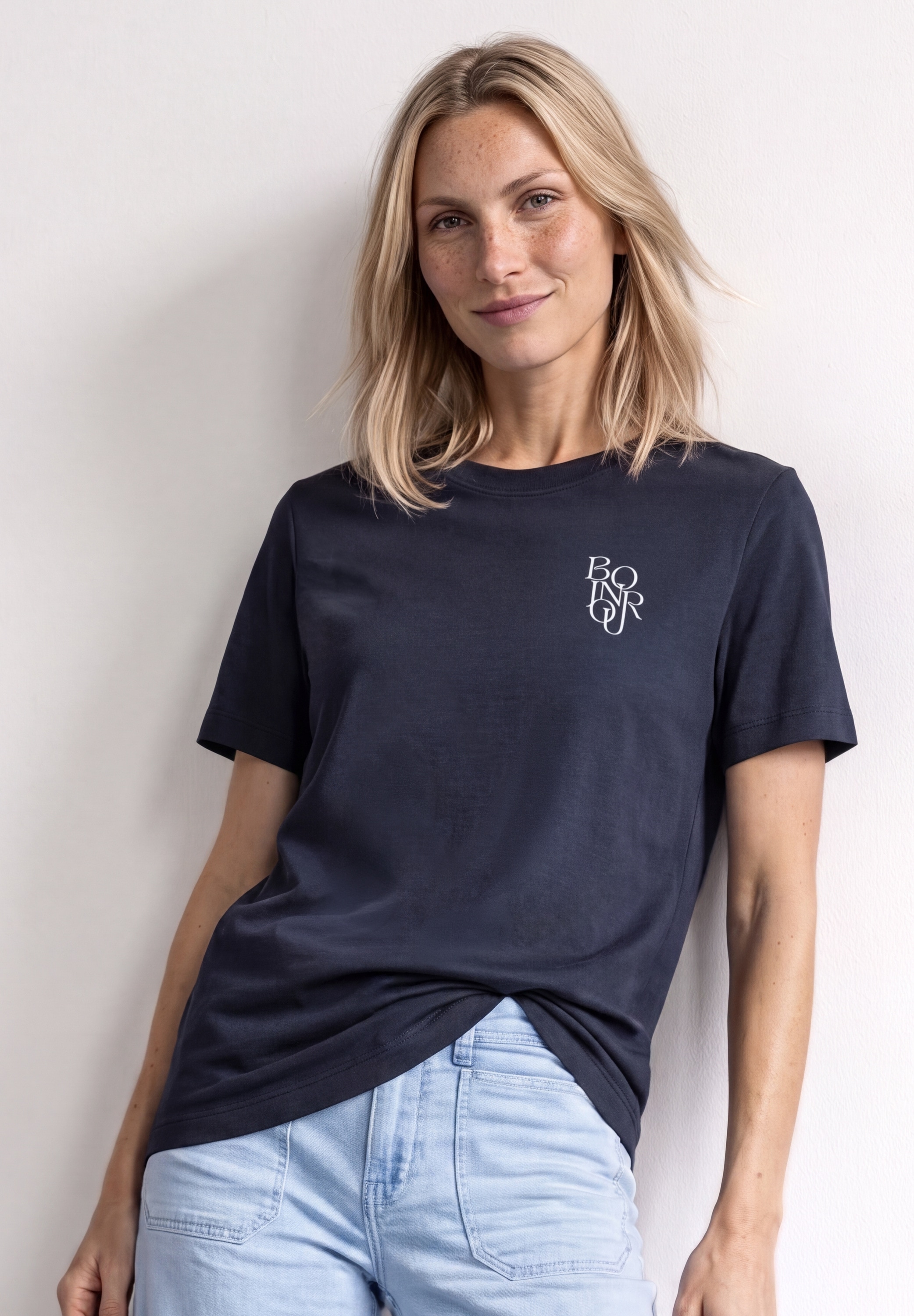 STREET ONE T-Shirt im soften Baumwoll-Mix