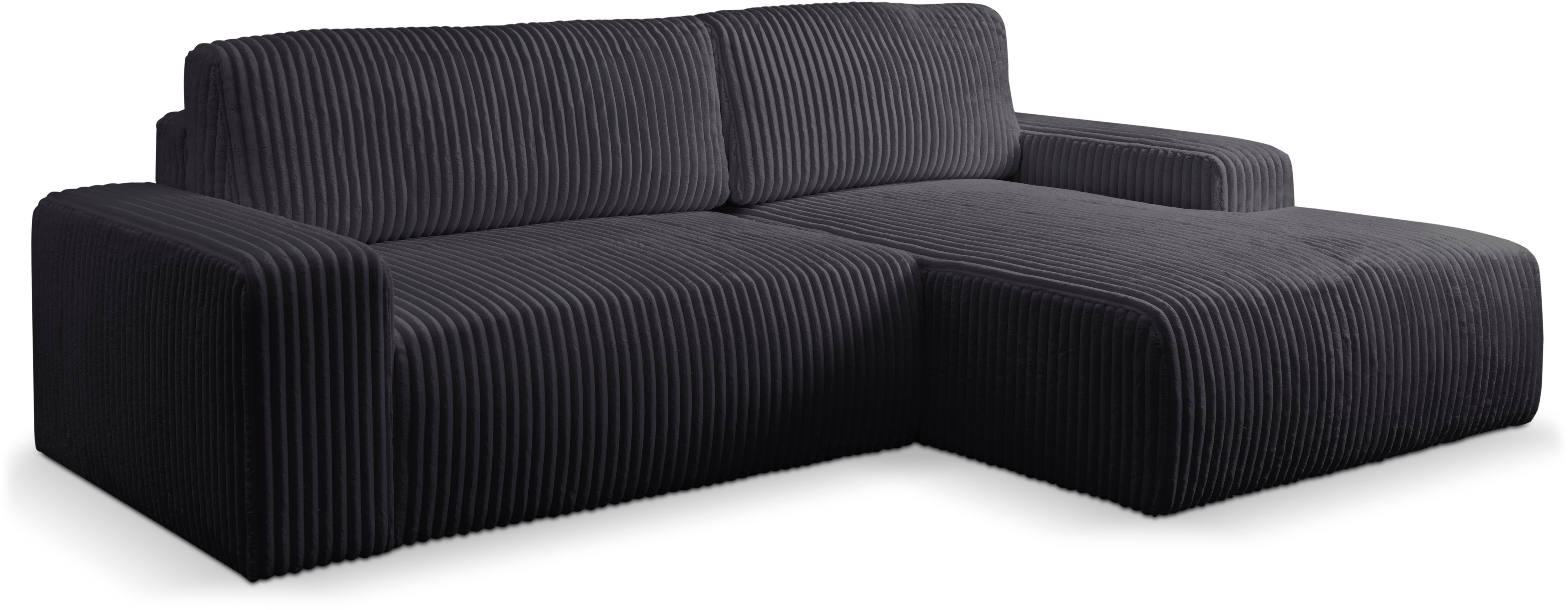 Thumbnail - WERK2 Ecksofa "Rotterdam-L, kuschelweicher Cord oder Breitcord, L-Form, Breite 267 cm", Design Ecksofa mit Schlaffunktio...