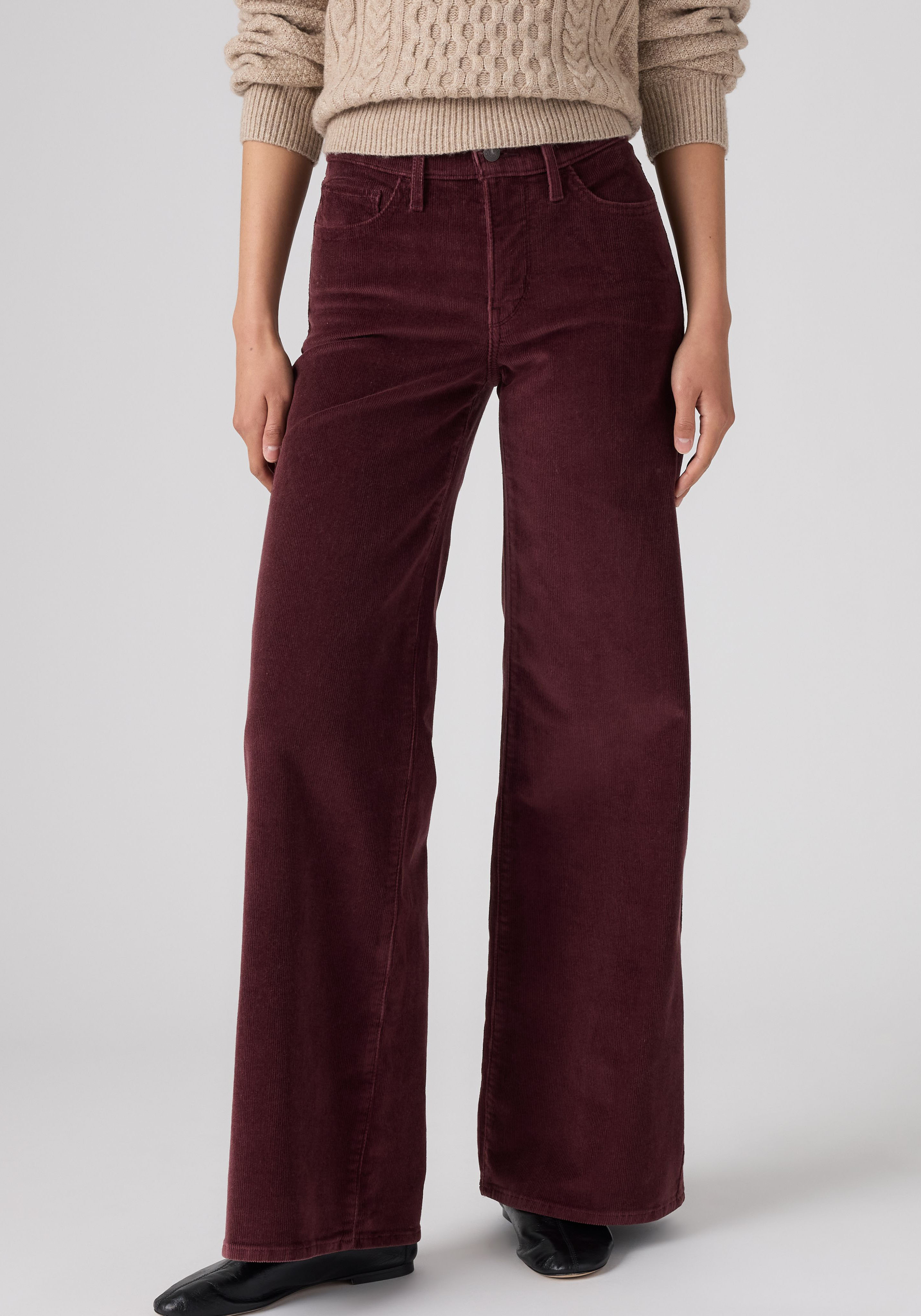 Levis Cordhose "318 SHAPING WIDE LEG" mit weitem Bein - Wide Leg
