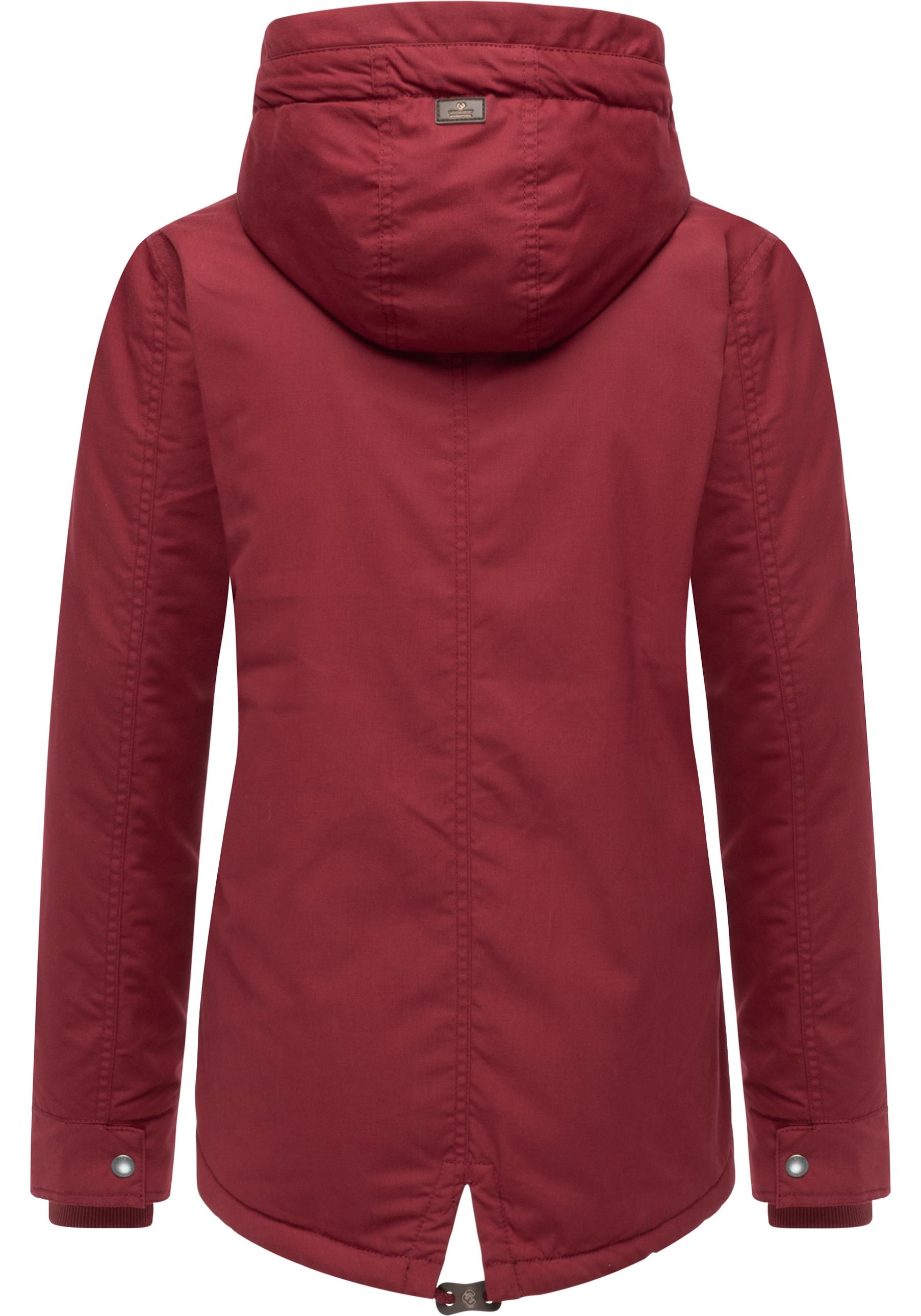 Ragwear Winterjacke »Parkker Warm YOUMODO«, mit Kapuze, Winter Parka mit kuscheligem Teddy-Innenfutter