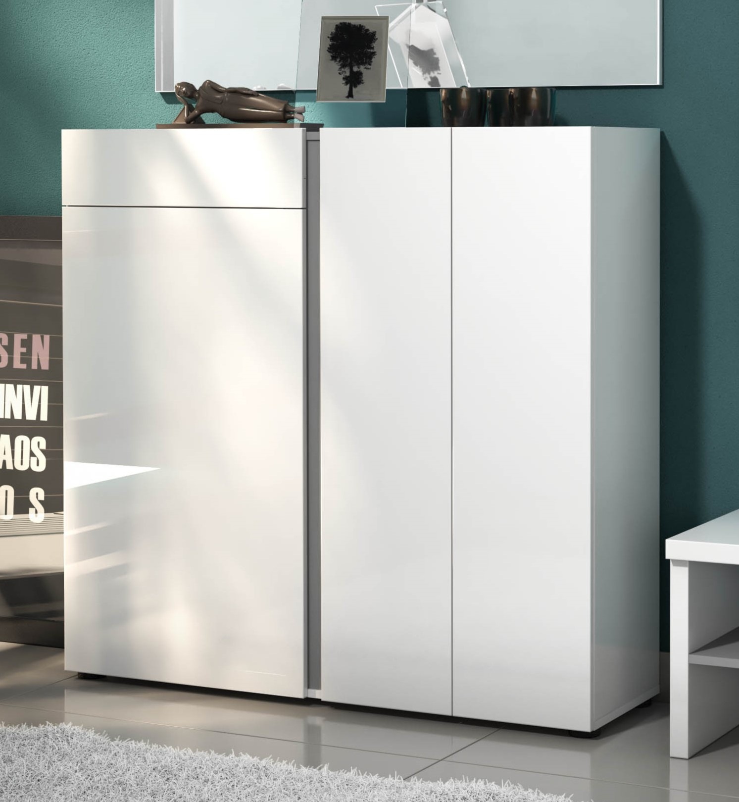 Home affaire Schuhschrank "Atrium" 1 Stk. tlg. günstig online kaufen