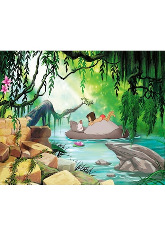 Komar Fototapetas »Jungle book swimming with...