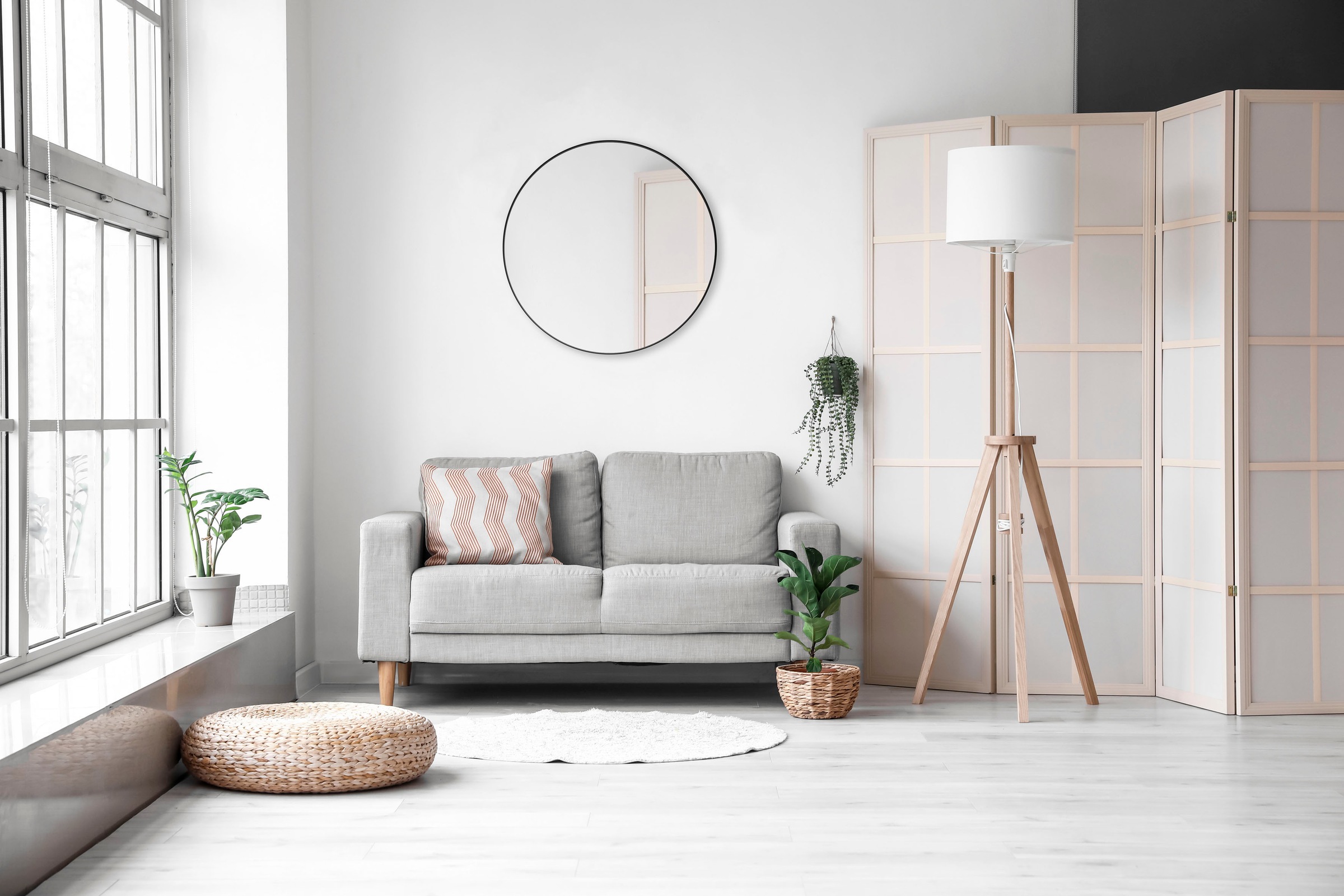 MIRRORS AND MORE Dekospiegel "Britney" Wandspiegel, rund, Ø 80 cm, Metallra günstig online kaufen