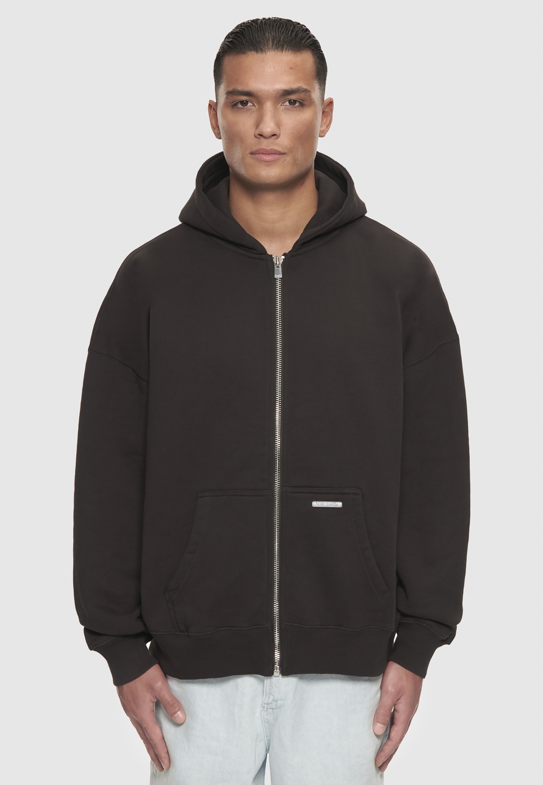 Dropsize Kapuzenpullover »Dropsize Herren Bazix Republiq Super Heavy Rib Zipper« 1