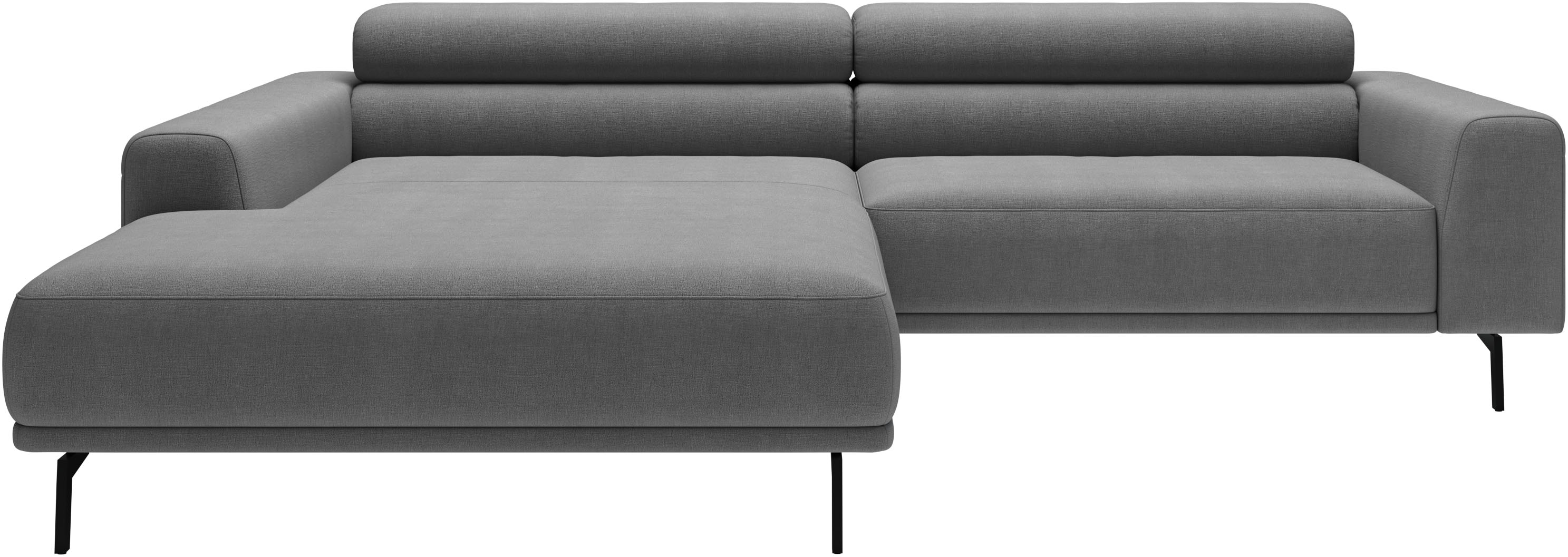 SCHÖNER WOHNEN-Kollektion "Tossa, Modernes Design trifft smarte Funktione, Breite 258 cm" Motorischer Sitzvorzug, Kopfteil-Funktion & Saugroboter-Höhe