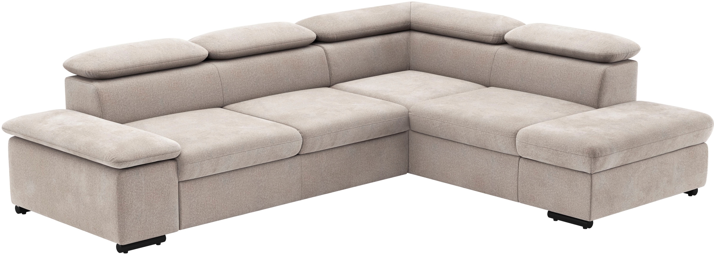 sit&more Ecksofa »Alcudia L-Form«, mit Armteilverstellung, optional Kopfteilverstellung und Bettfunktion