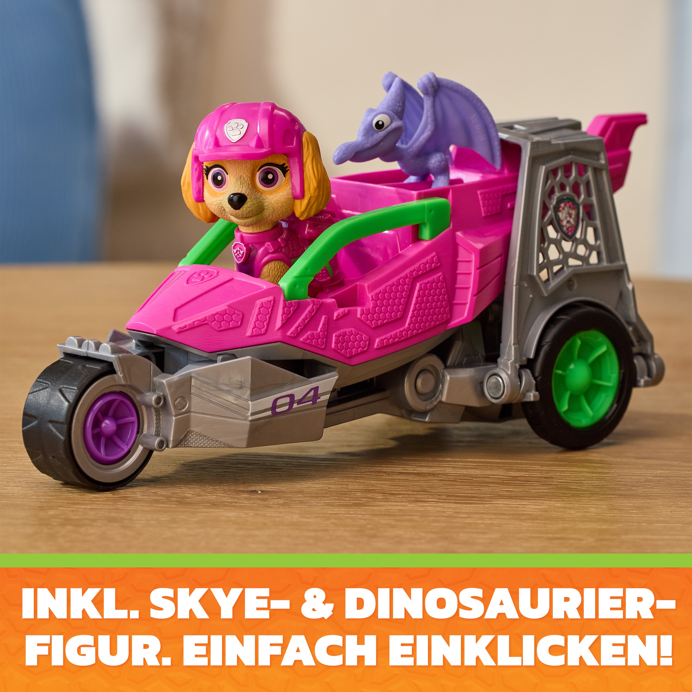 Spin Master Spielzeug-Auto »PAW Patrol: Der Dino Film, Skyes Dino-Rettungsjet«