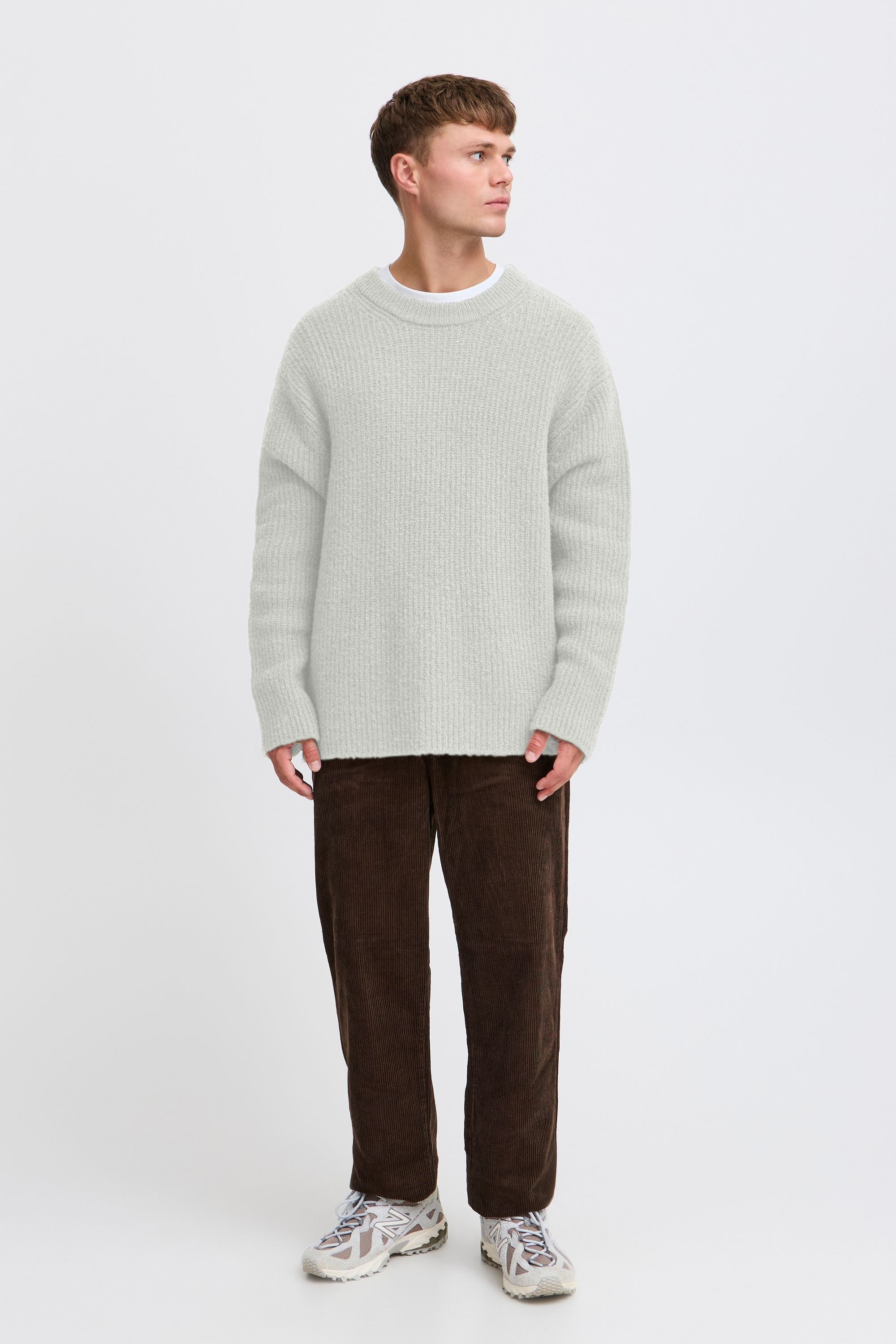 !Solid Strickfleece-Pullover »Strickpullover SDNOHI«