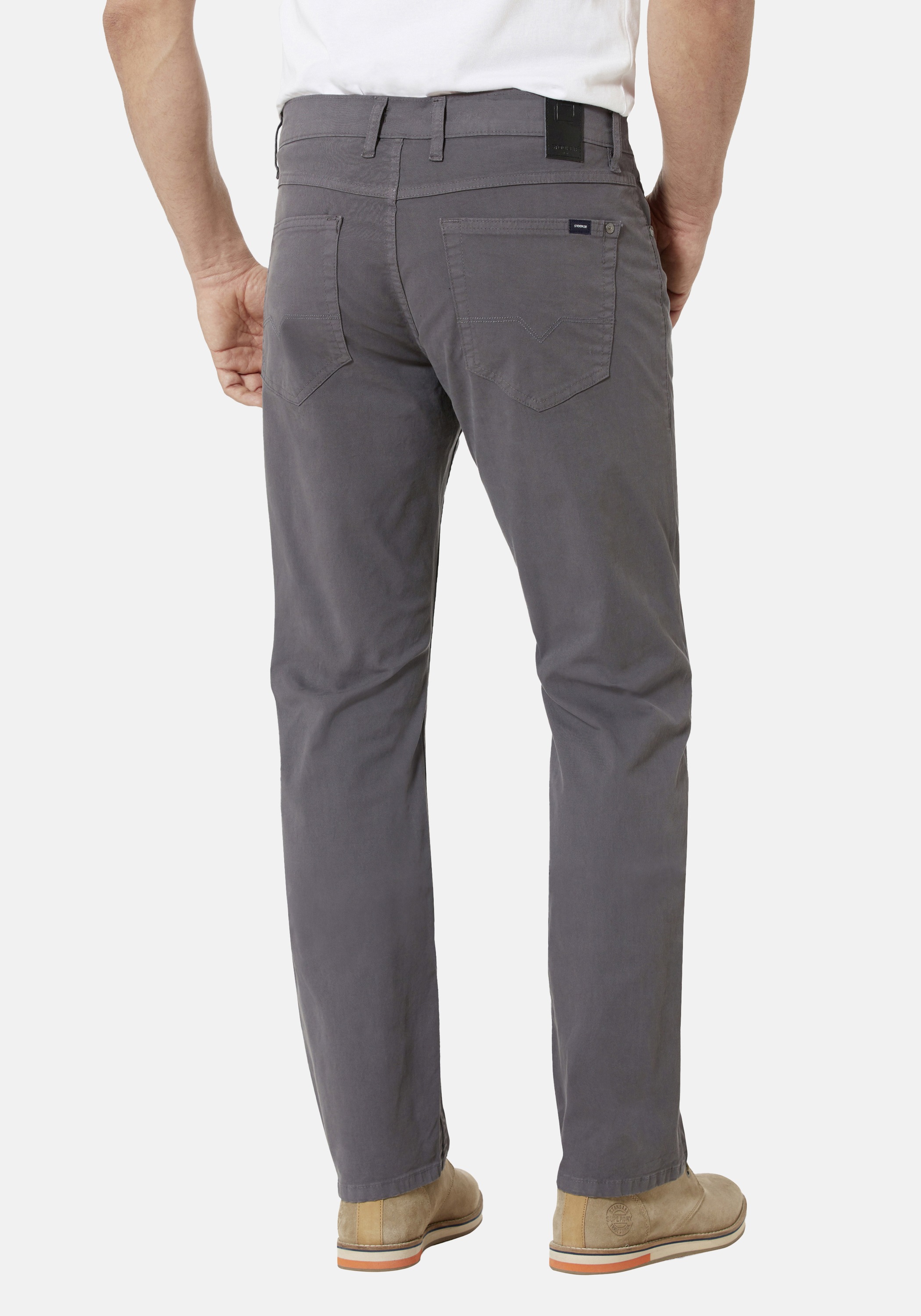 Stooker Men 5-Pocket-Hose "Frisco Twill Straight Fit Jeans" Straight Fit Ca günstig online kaufen