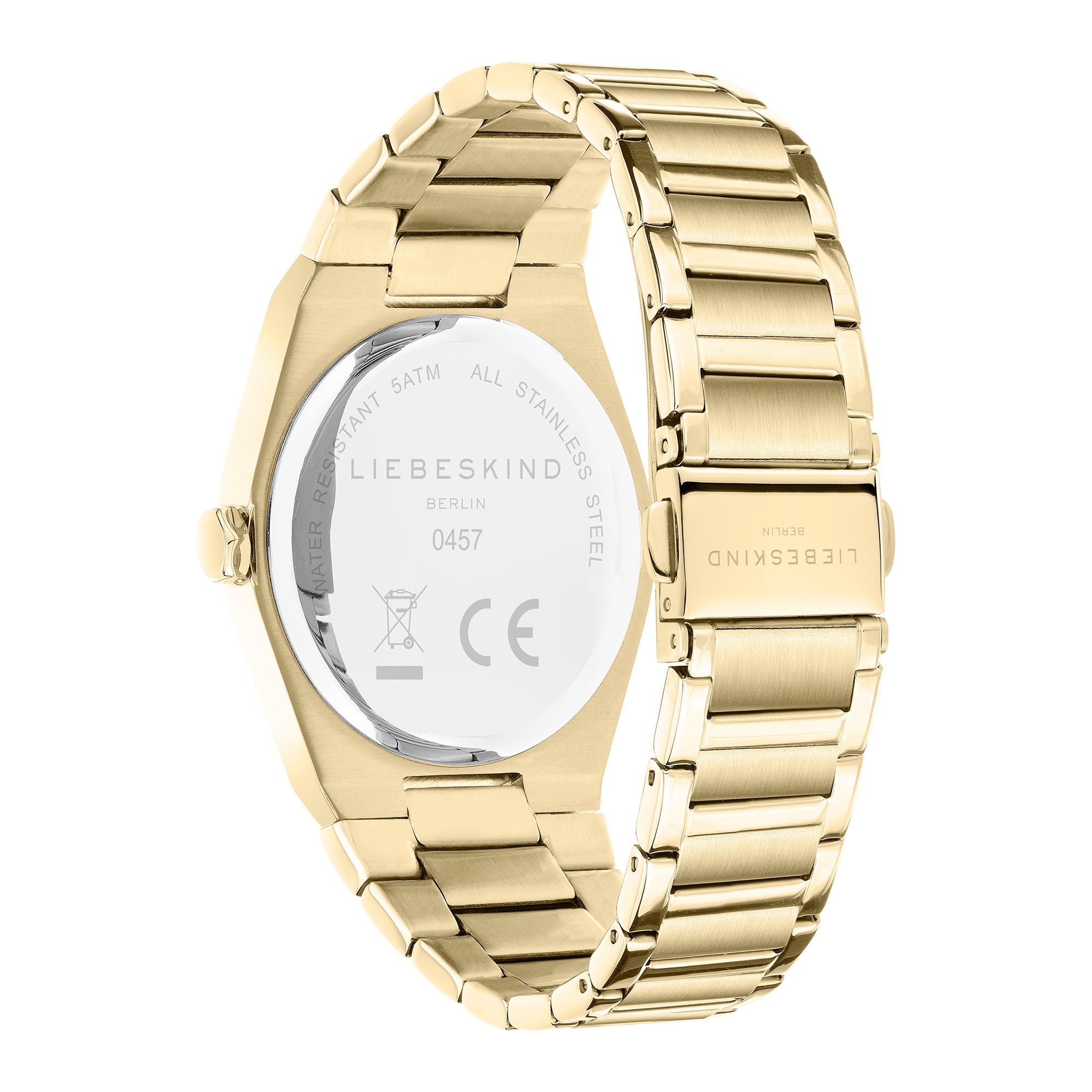 Liebeskind Berlin Quarzuhr »Minimalist 45 mm«, Armbanduhr, Damenuhr, Edelstahlarmband, analog