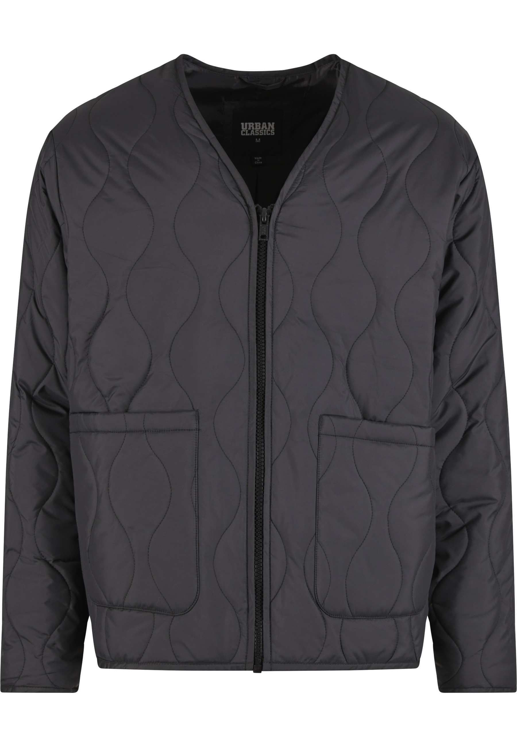 URBAN CLASSICS Winterjacke "Urban Classics Padded Quilting Jacket" 1 Stk. tlg. ohne Kapuze