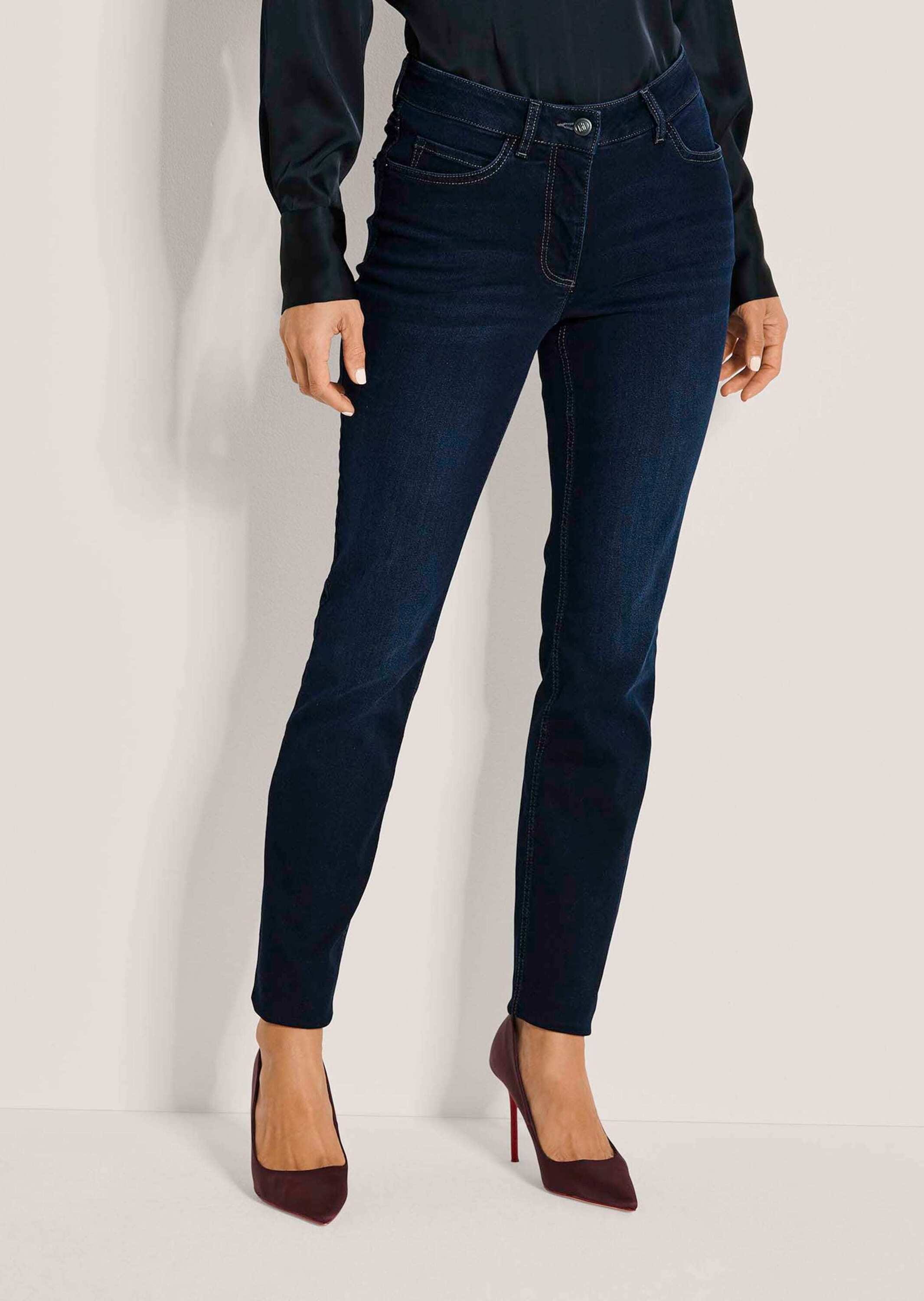 MADELEINE Regular-fit-Jeans »Hose Bequeme Skinny-Jeans aus Powerstretch«