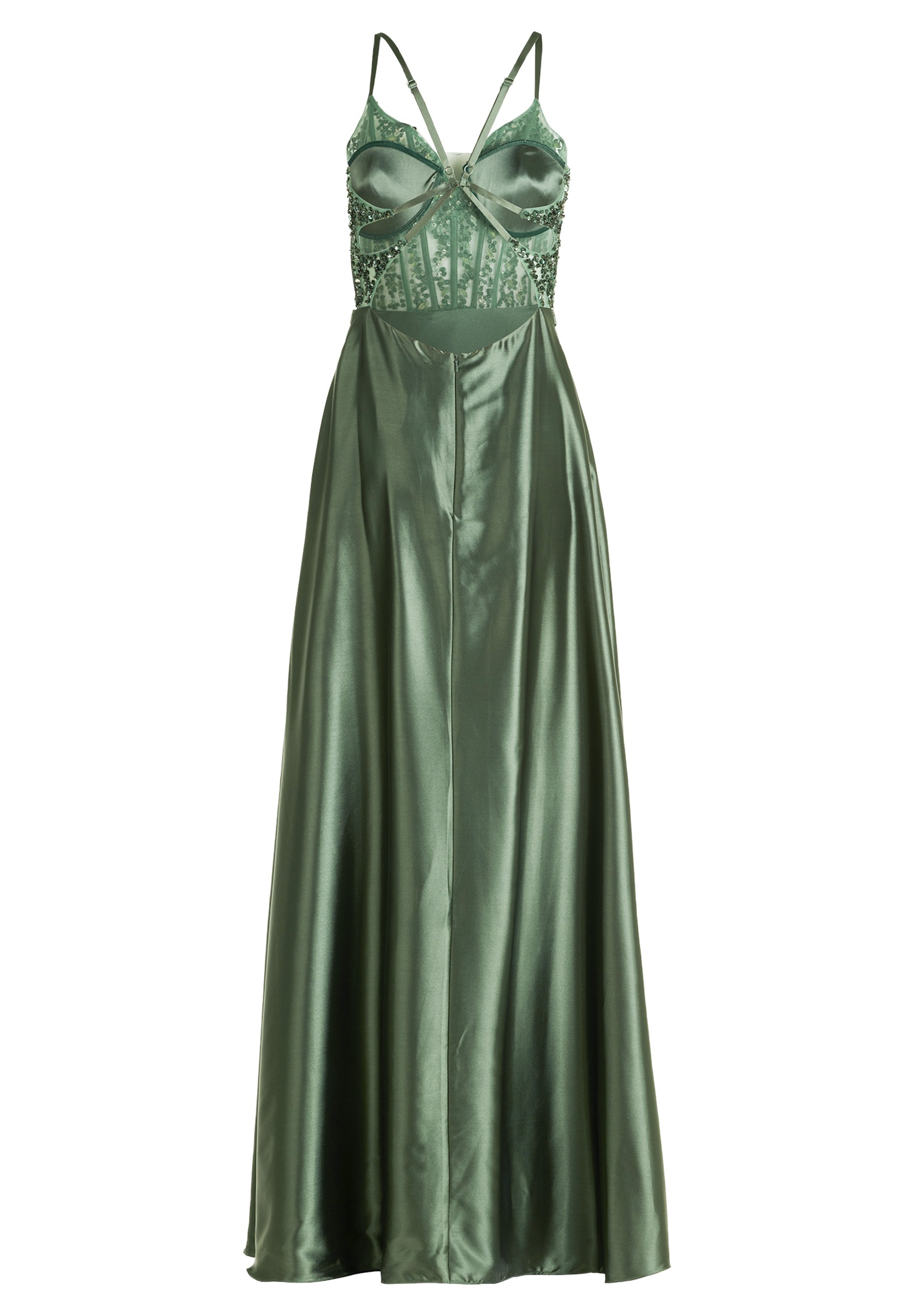 Thumbnail - Vera Mont Abendkleid "Damen Abendkleid mit Stickerei" Nahttasche Glitzersteine