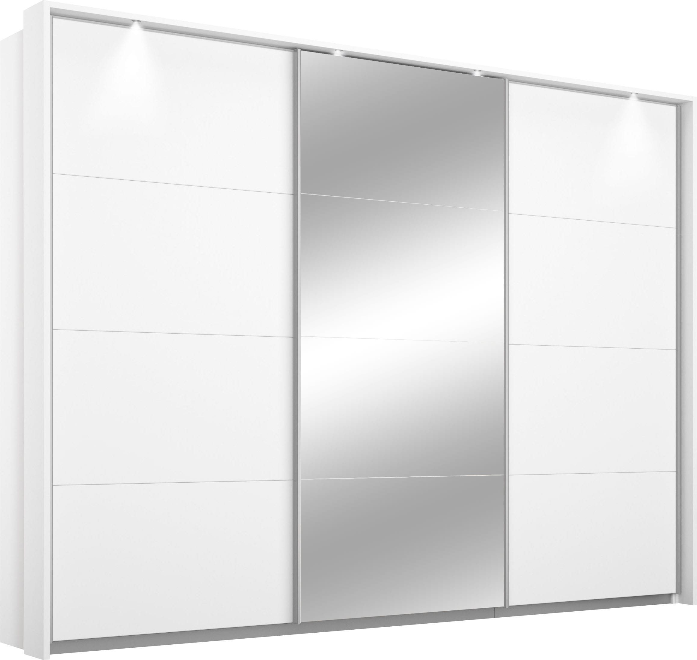 OTTO home Kleiderschrank "Kleiderschrank Schrank Garderobe Wäscheschrank TOMA mit Passepartout" Breiten 211/278/323/368 cm, Höhen 214/233 cm inkl. Passepartout, inkl. Regaleinsatz sowie zusätzlichen Einlegeböden MADE IN GERMANY