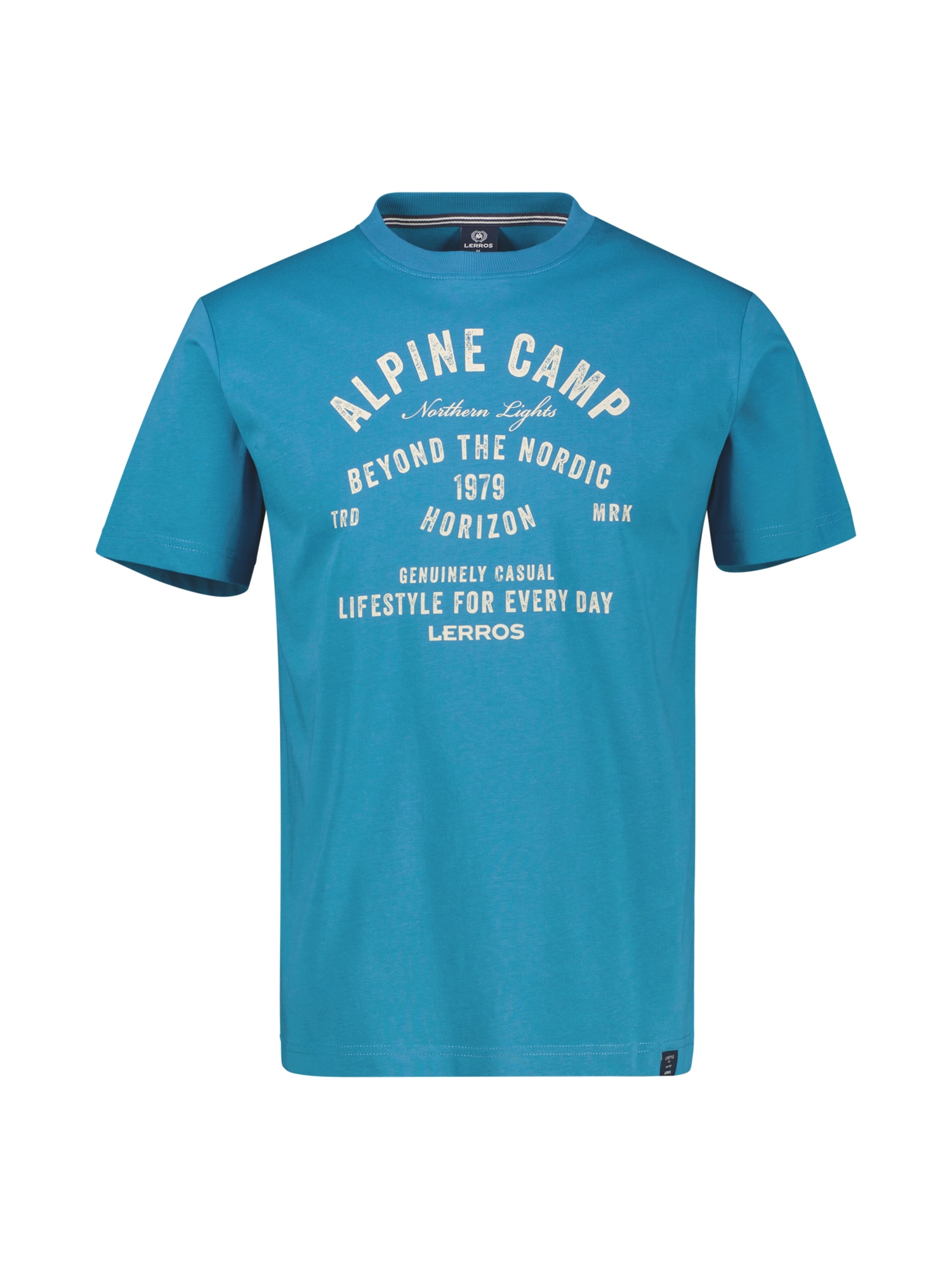 LERROS "T-Shirt mit Outdoorprint in Großen Größen"