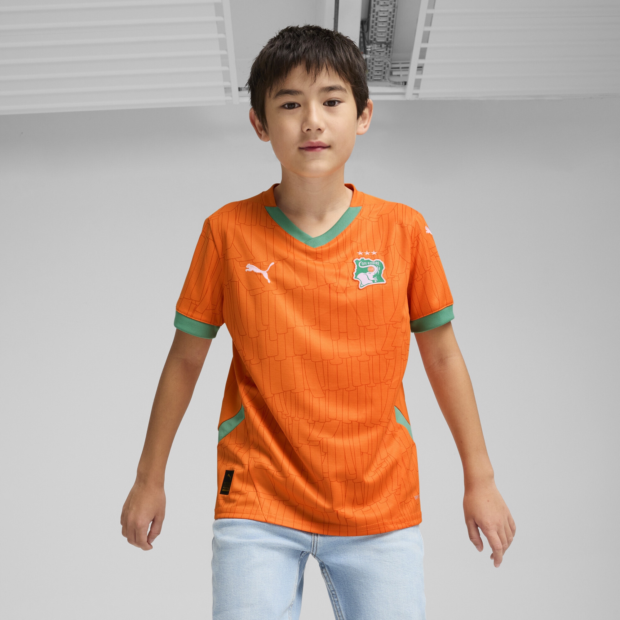 PUMA Trainingsshirt »Elfenbeinküste 2025 Heimtrikot Jugendliche«