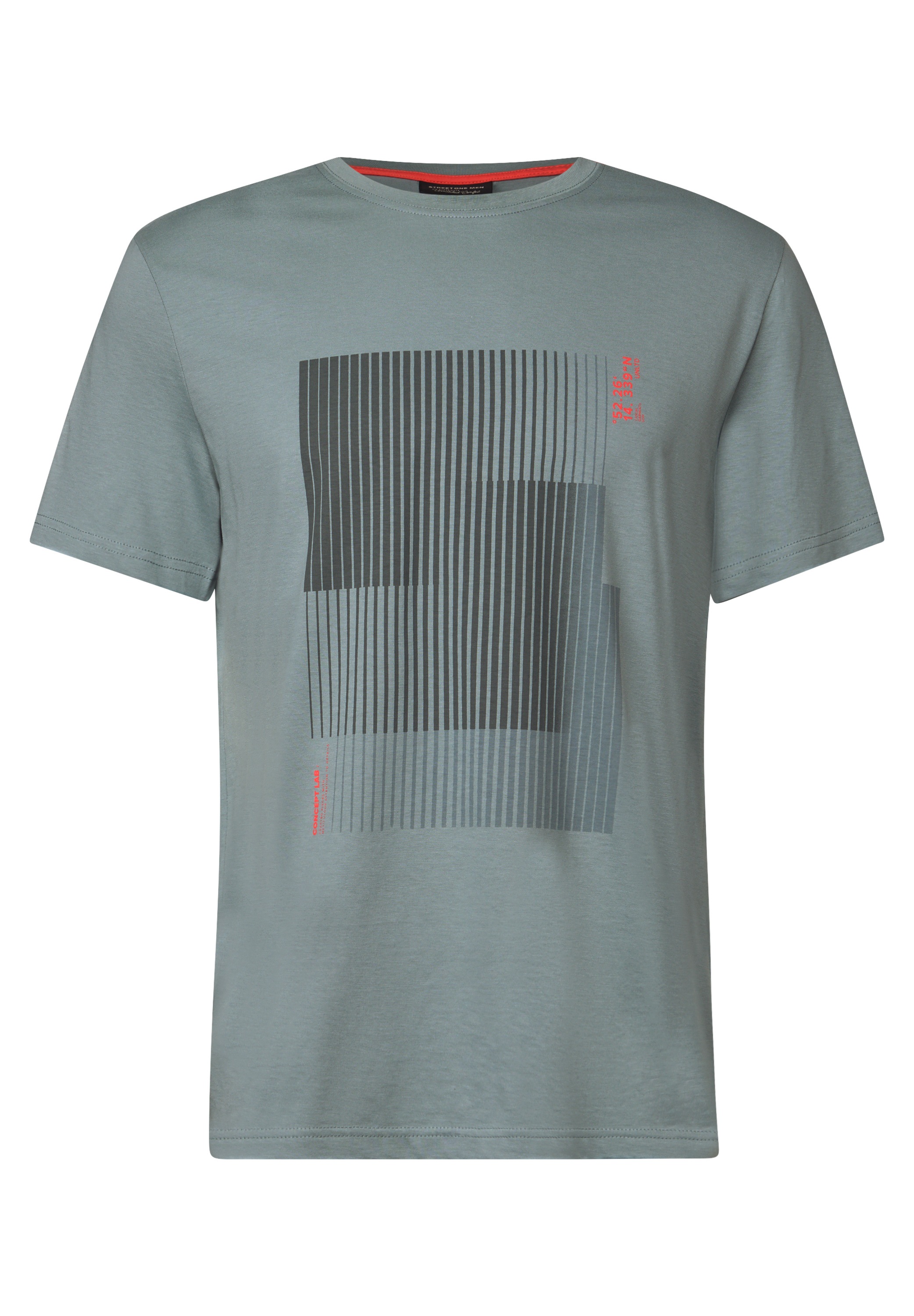 STREET ONE MEN T-Shirt, aus reiner Baumwolle