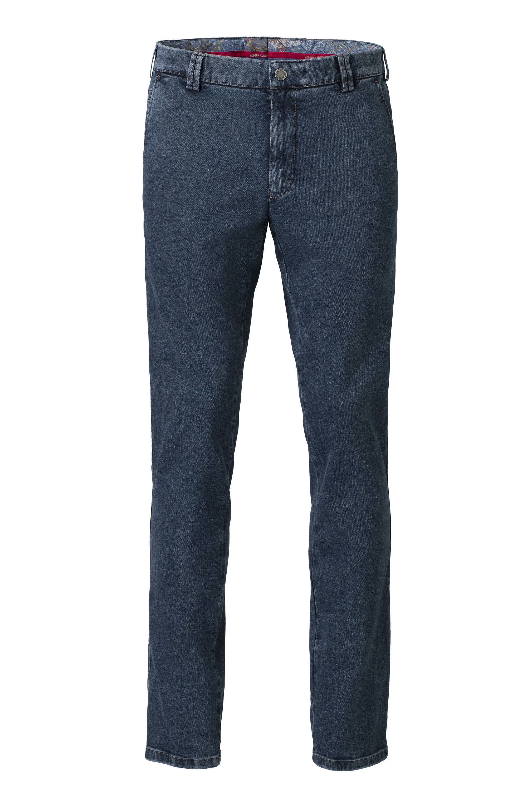 MEYER Chinos "Oslo 2-4535" Super-Stretch Denimchino günstig online kaufen