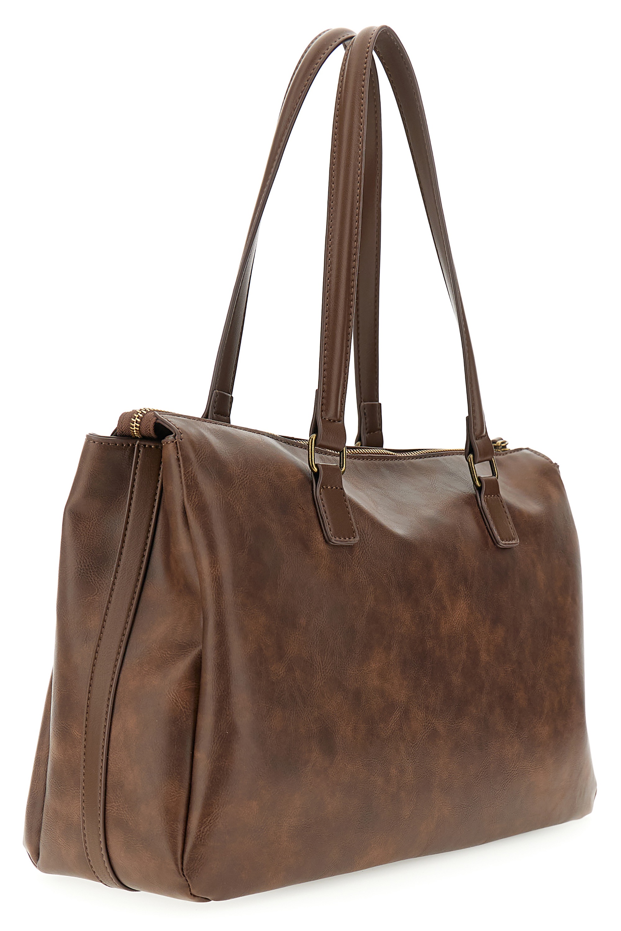 CAFèNoir Tragetasche »SHOPPER WITH FRONT ZIP POCKET C3MH1118 Damen« Tragetasche Damen, Shopper, Einkaufstasche, Fashion, Lifestyle, Sale