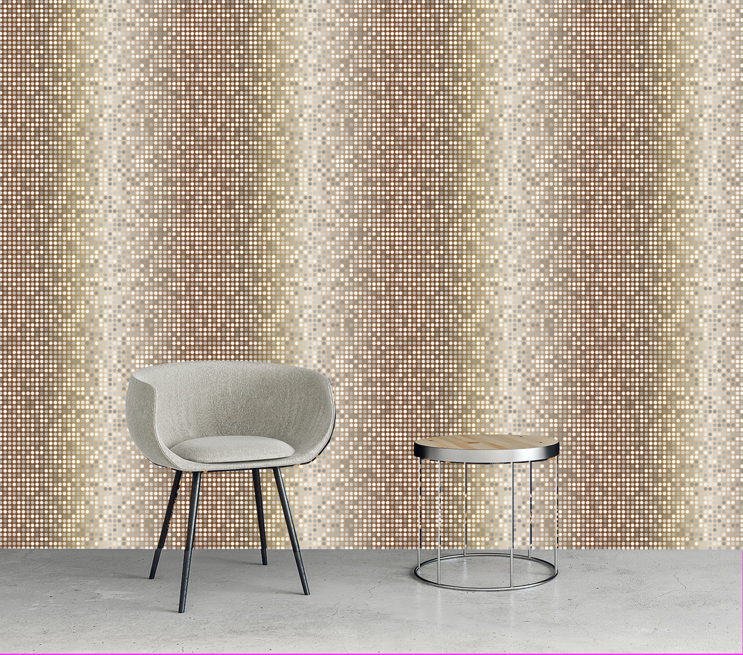 queence Vinyltapete »Beverly gold«, bedruckt-clean-unifarben-minimalistisch-Abriebeffekte-Steinoptik, 90x250cm, selbstklebend, kinderleichte Anbringung, Sticker