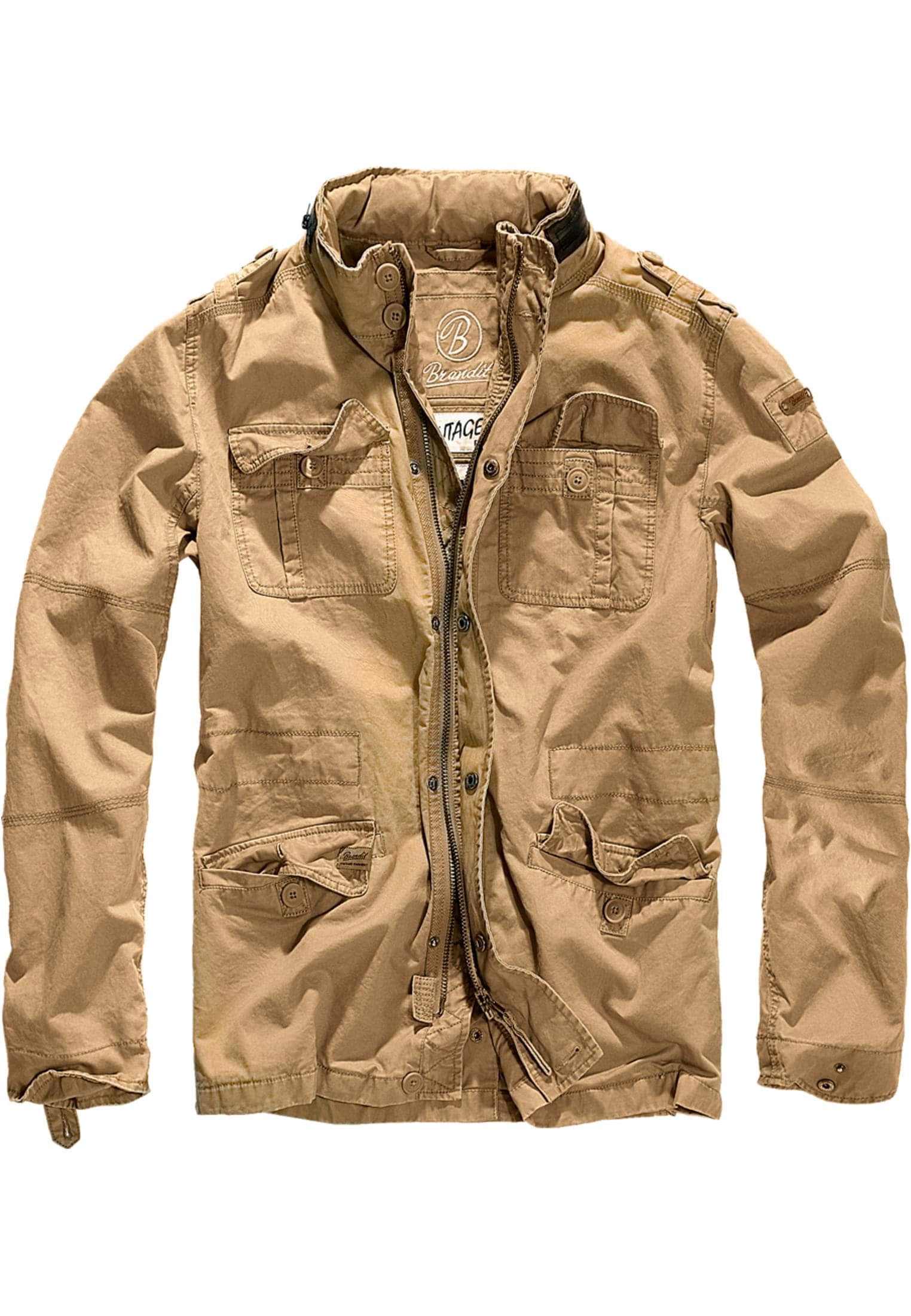Brandit Allwetterjacke »Brandit Herren Britannia Jacket«, (1 St.), ohne Kapuze