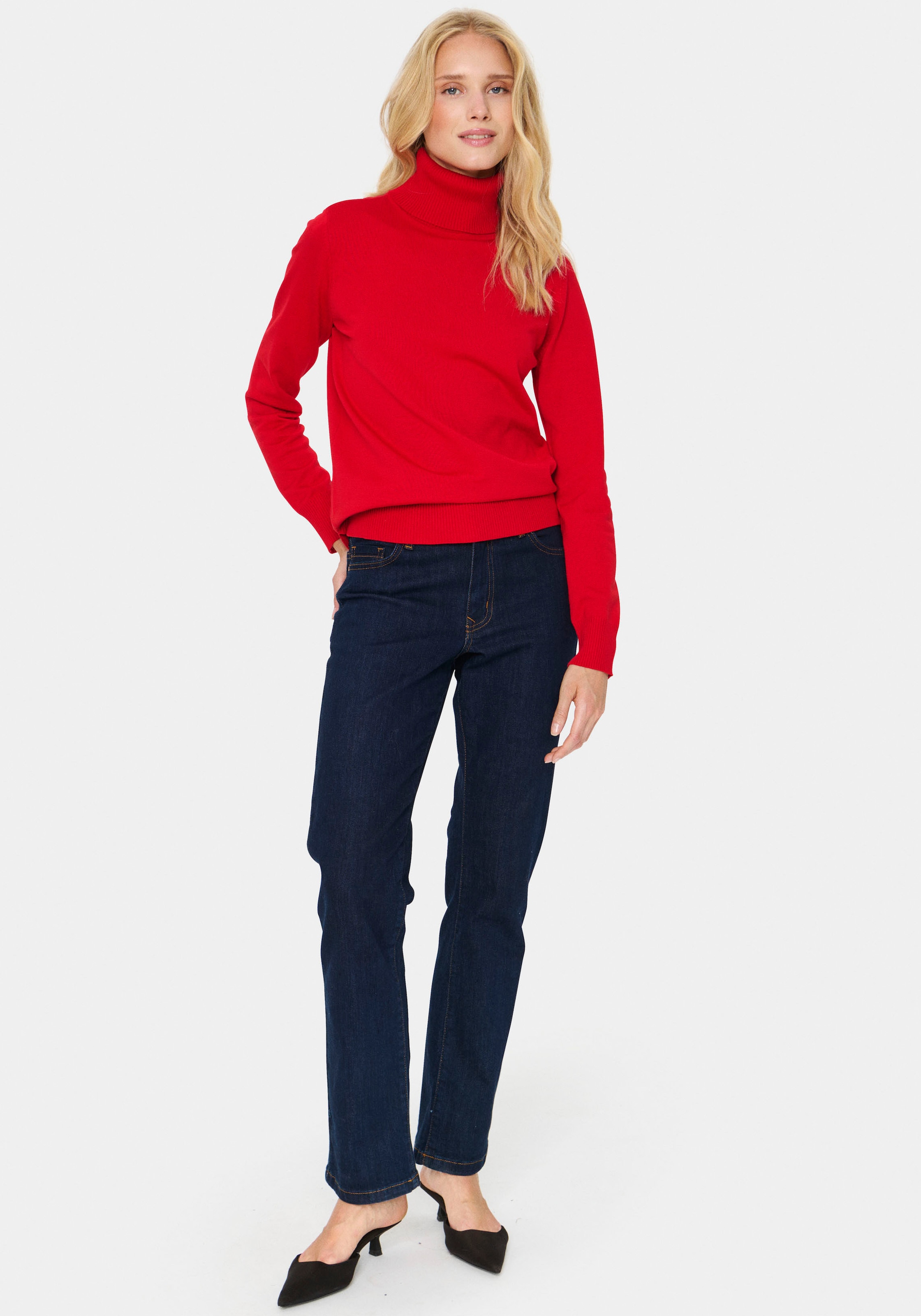 Saint Tropez Rollkragenpullover »J2046, MilaSZ Rollneck«