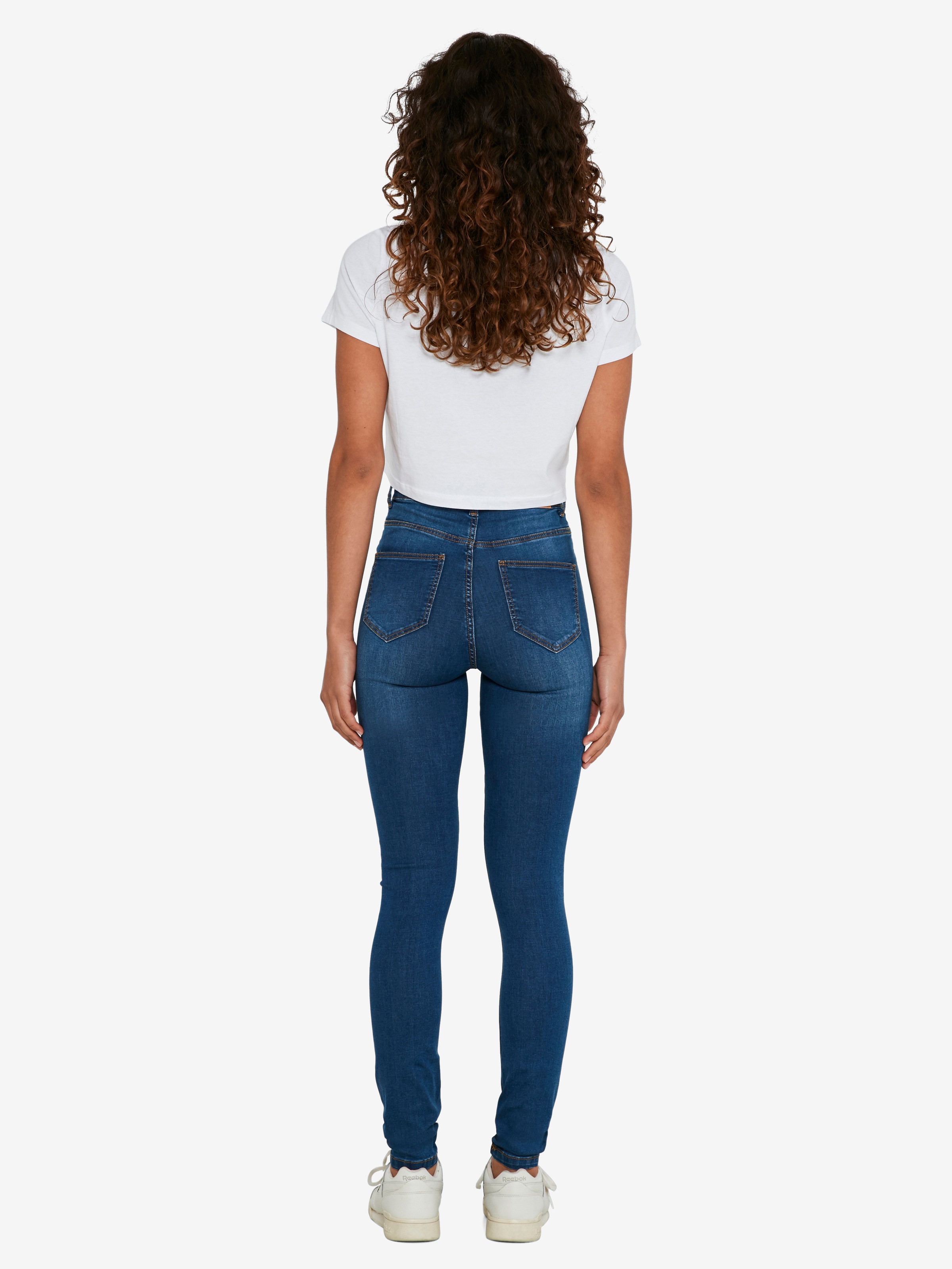 Noisy may Skinny-fit-Jeans »NMCALLIE HW SKINNY BLUE JEANS NOOS«