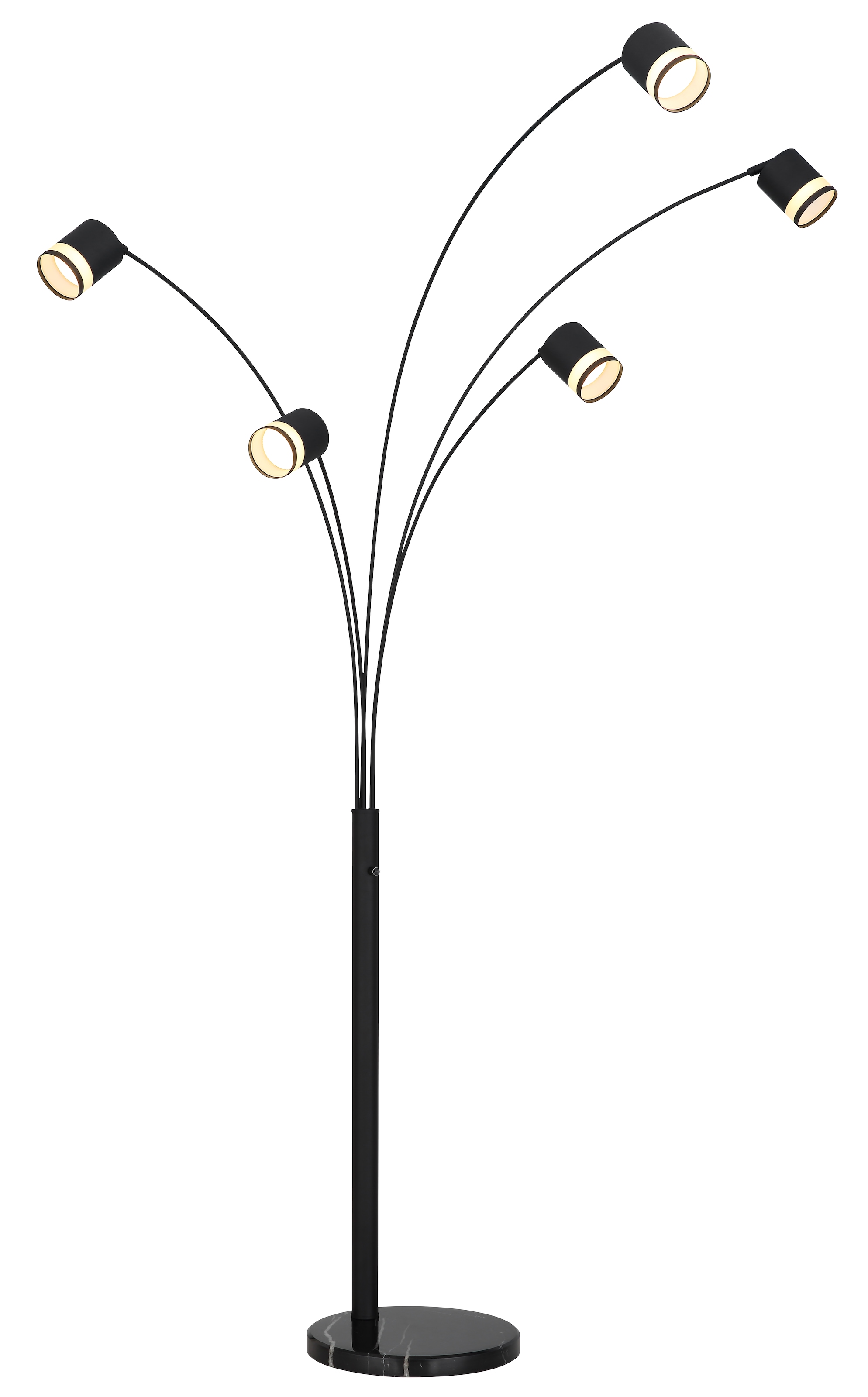 GLOBO LIGHTING Stehlampe »LUCERO«, Leuchtmittel GX53 | Leuchtmittel wechselbar, Stehleuchte/Wohnzimmer/Schlafzimmer/Flur