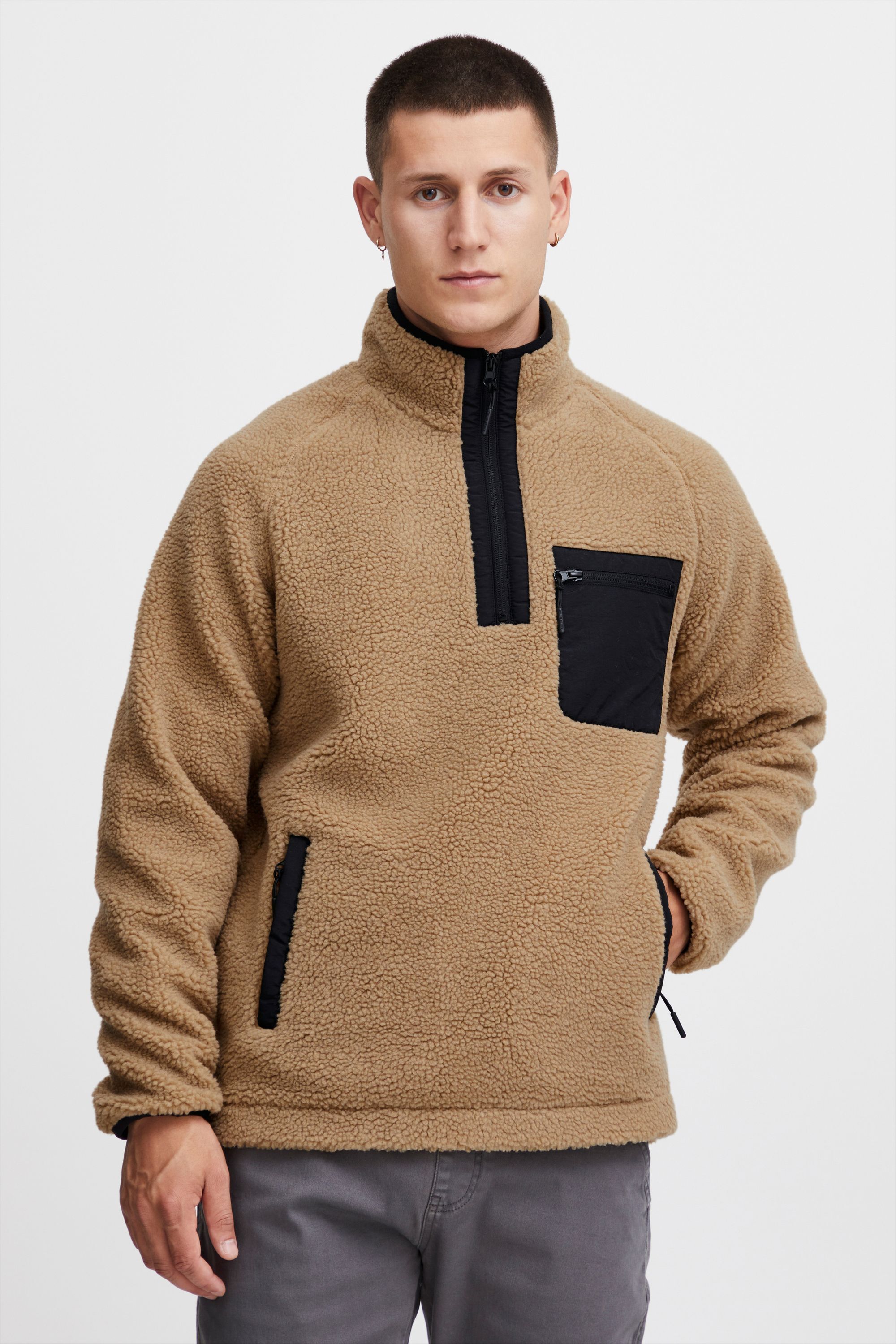 Thumbnail - Indicode Strickfleece-Pullover "Fleecejacke IDTrout"