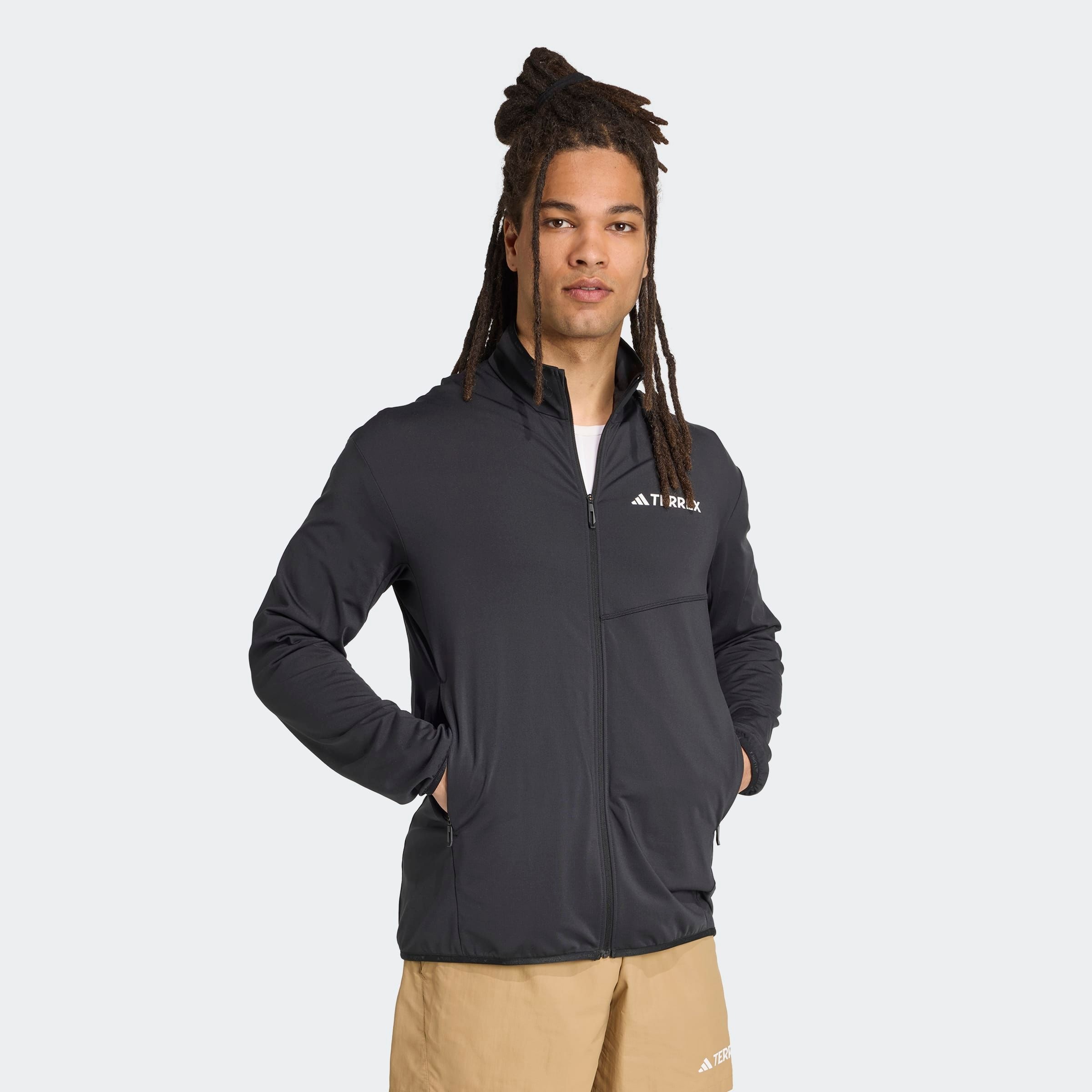 adidas TERREX Fleecejacke "MULTI CLIMAWARM TECH FLEECE MIT DURCHGEHENDEM RE günstig online kaufen