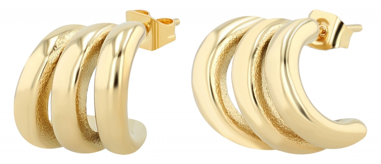 Adelia´s Paar Creolen »Damen Creolen aus Edelstahl«