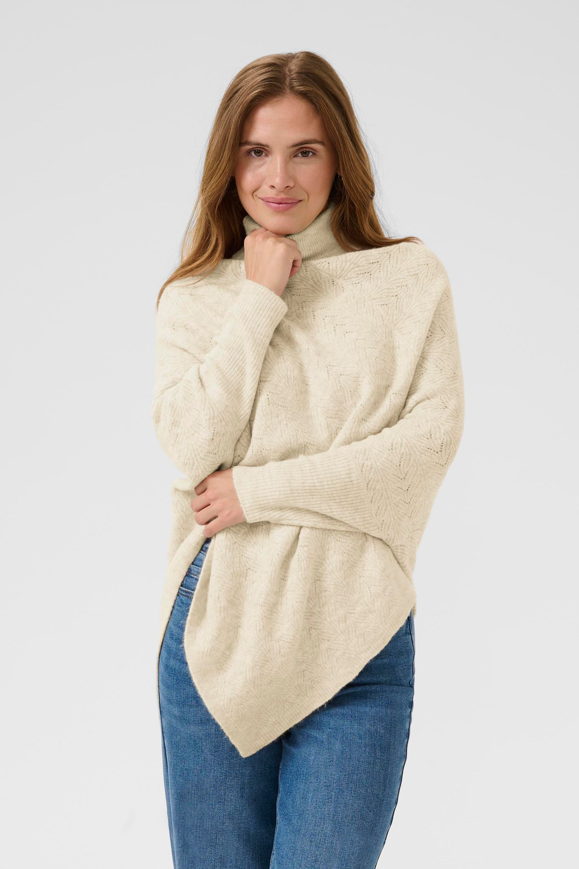 KAFFE Strickponcho »Damen Poncho KAjennie«