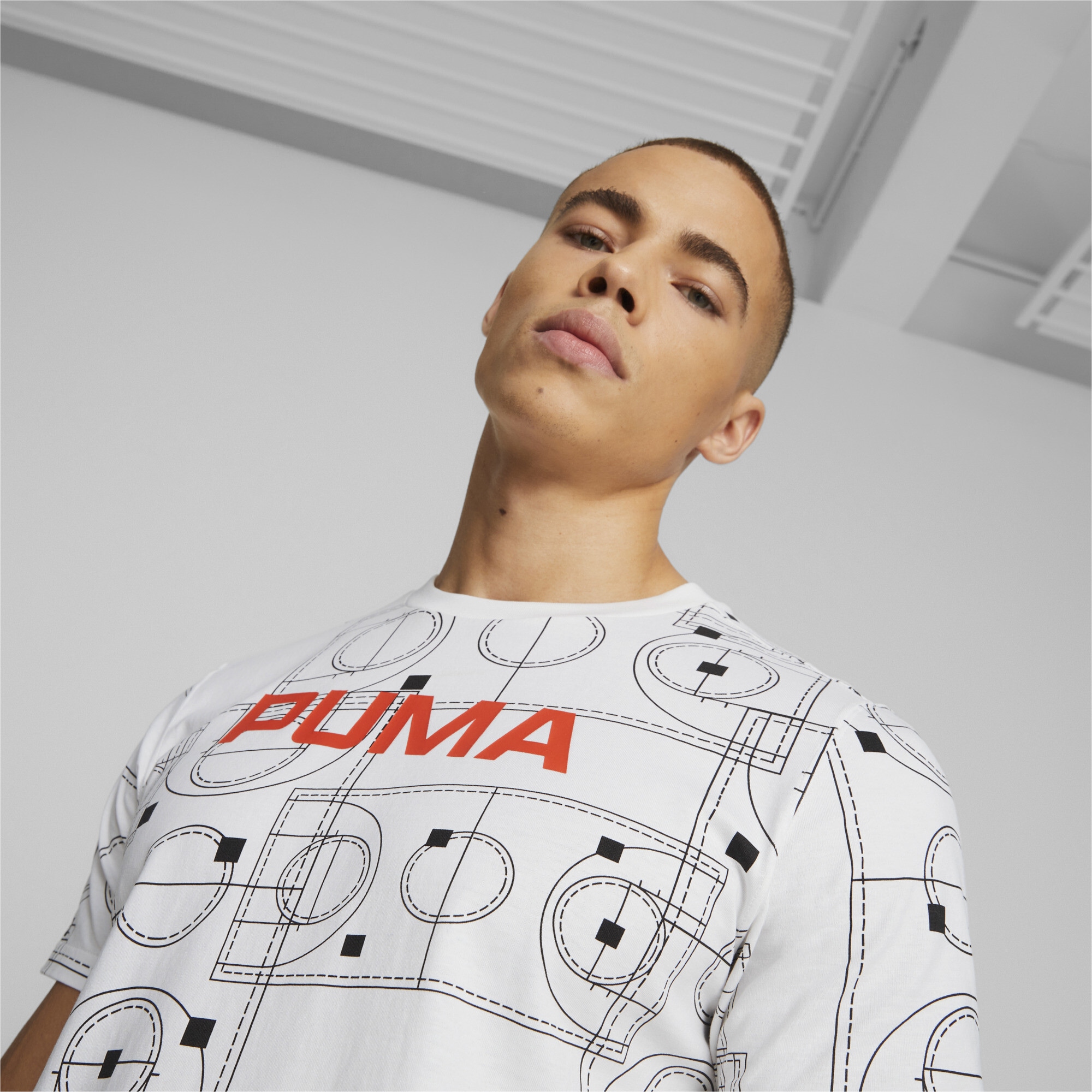 PUMA Trainingsshirt »Clear Out Basketball-T-Shirt Herren«