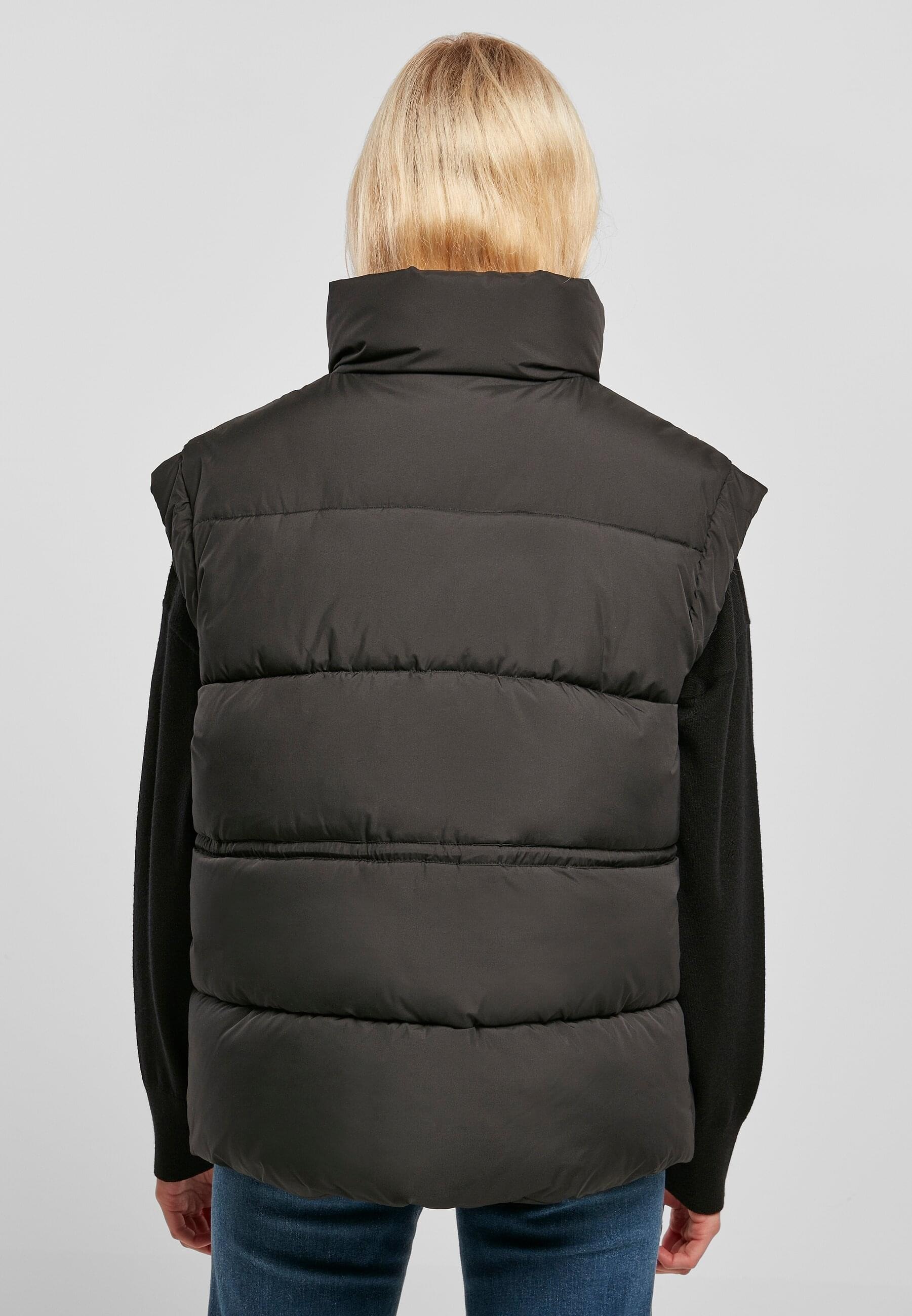 URBAN CLASSICS Jerseyweste »Urban Classics Damen Ladies Waisted Puffer Vest«, (1 tlg.)