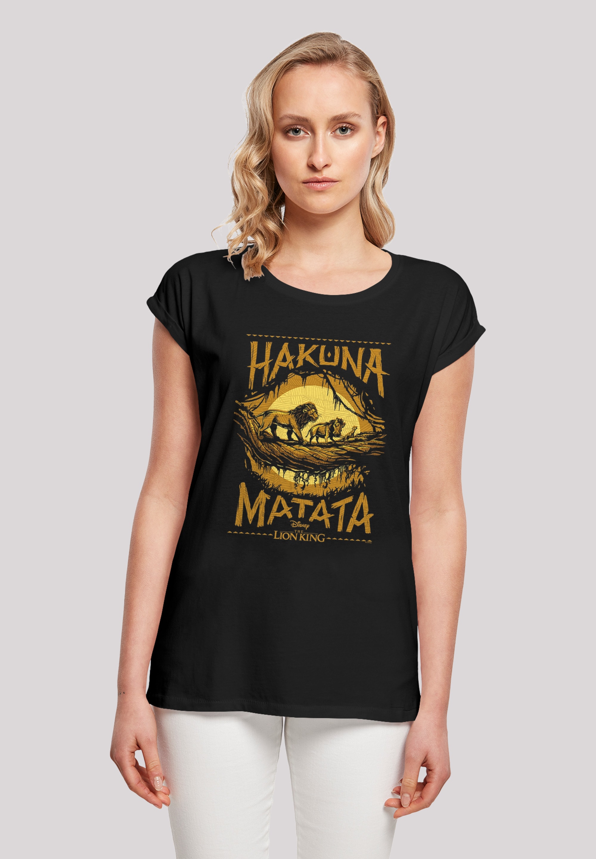 F4NT4STIC T-Shirt "Disney Der König der Löwen Hakuna Matata", Damen,Premium günstig online kaufen