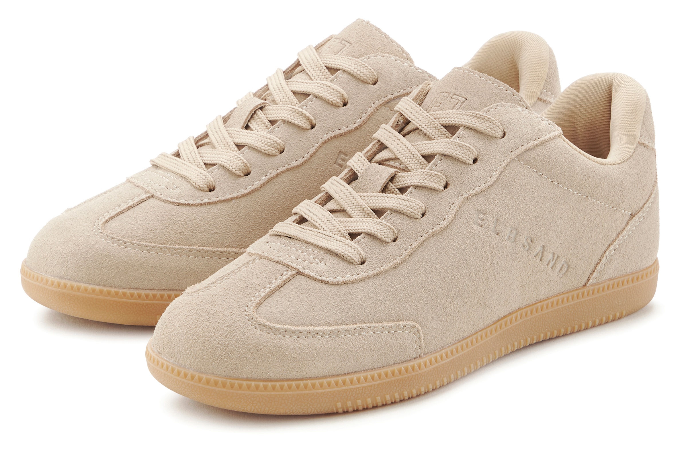 Elbsand Sneaker "Freizeitschuh, Ledersneaker, Schnürschuh" Retro Sneaker, L günstig online kaufen