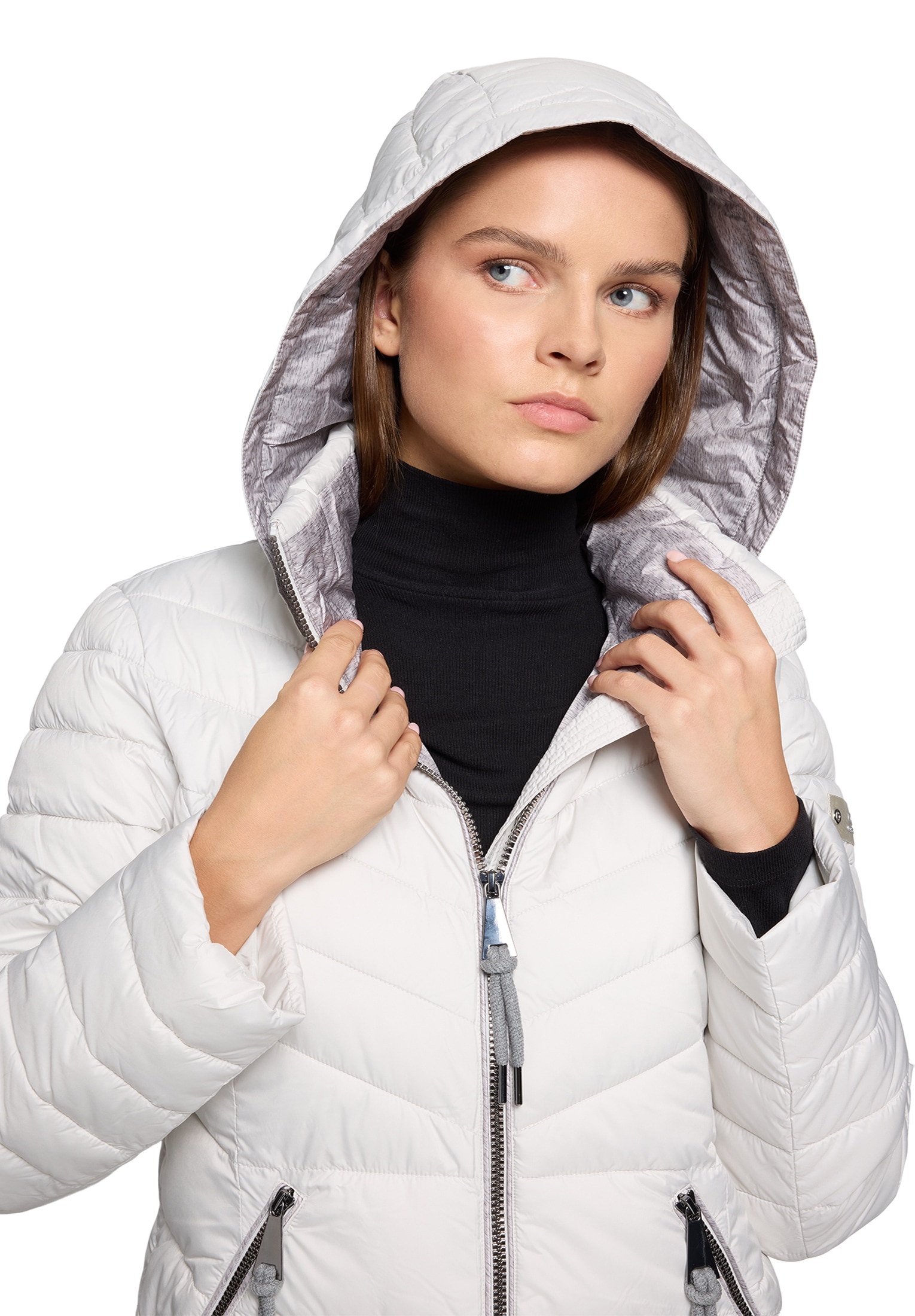 Betty Barclay Steppjacke »Damen Steppjacke mit abnehmbarer Kapuze« mitKapuze