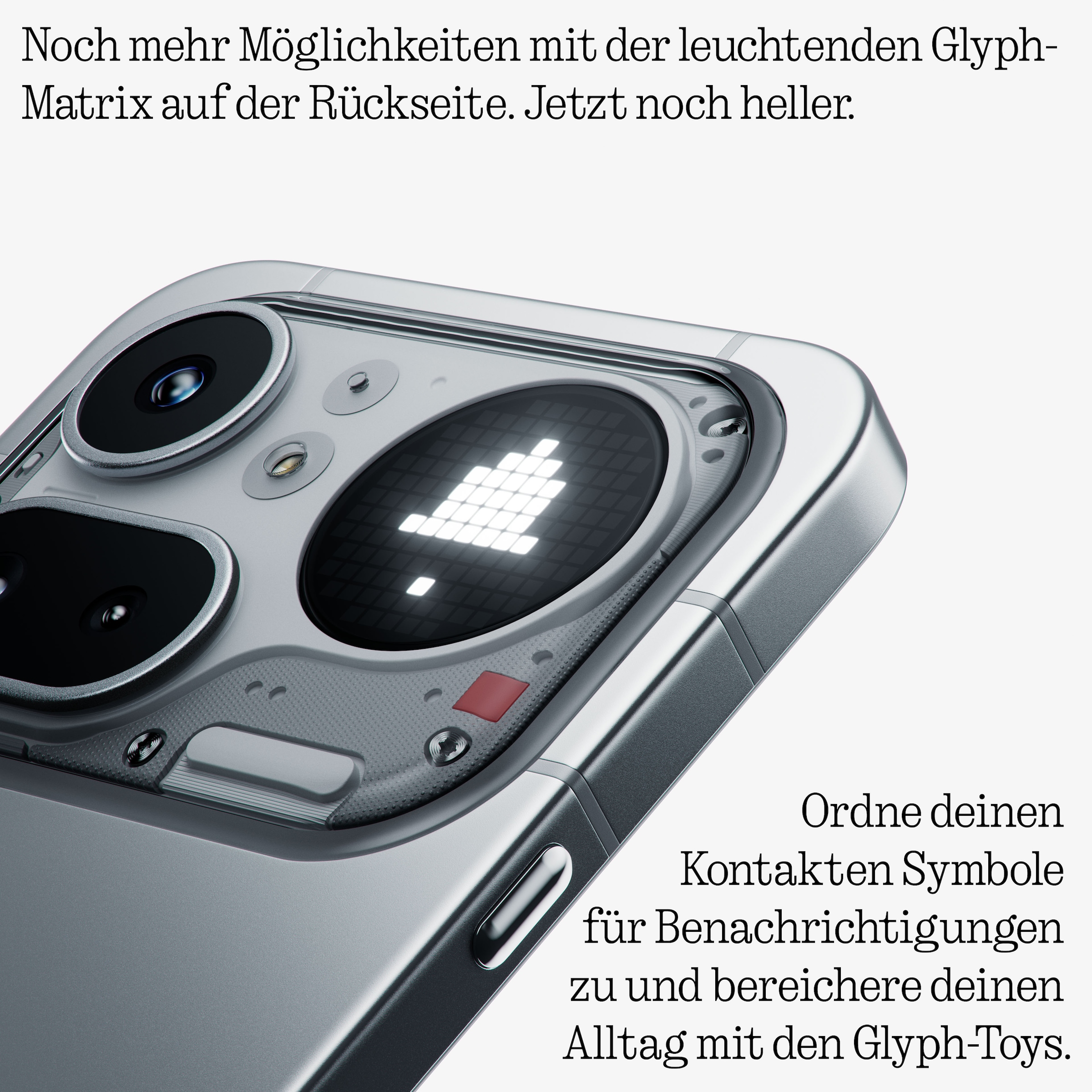 NOTHING Smartphone »Phone (4a) Pro« Pink
