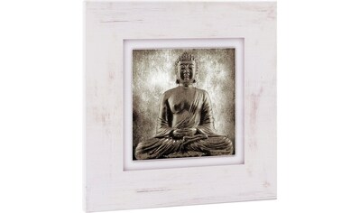 Home affaire Holzbild »Sitzender Buddha«, 40/40 cm kaufen