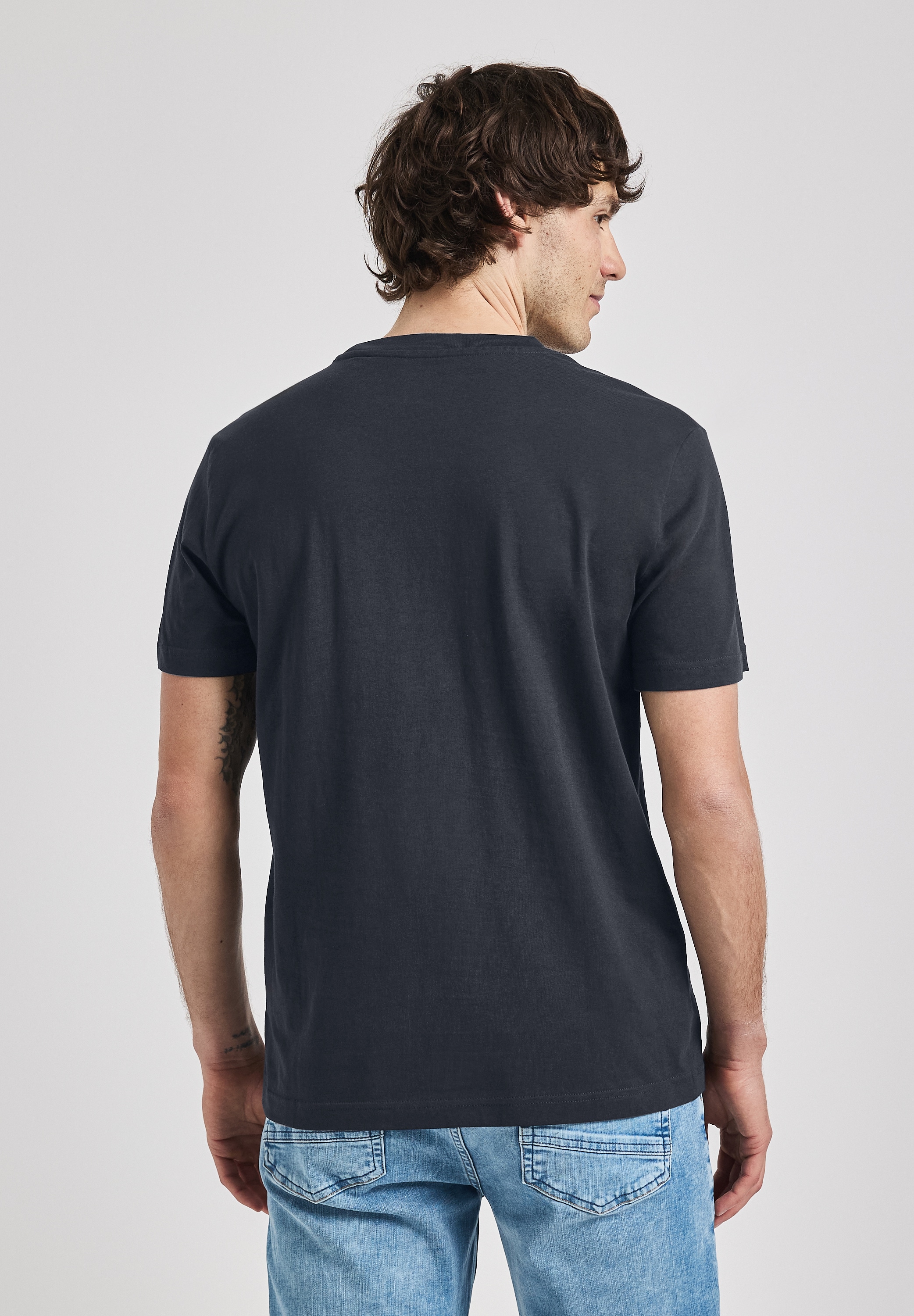STREET ONE MEN T-Shirt, aus reiner Baumwolle