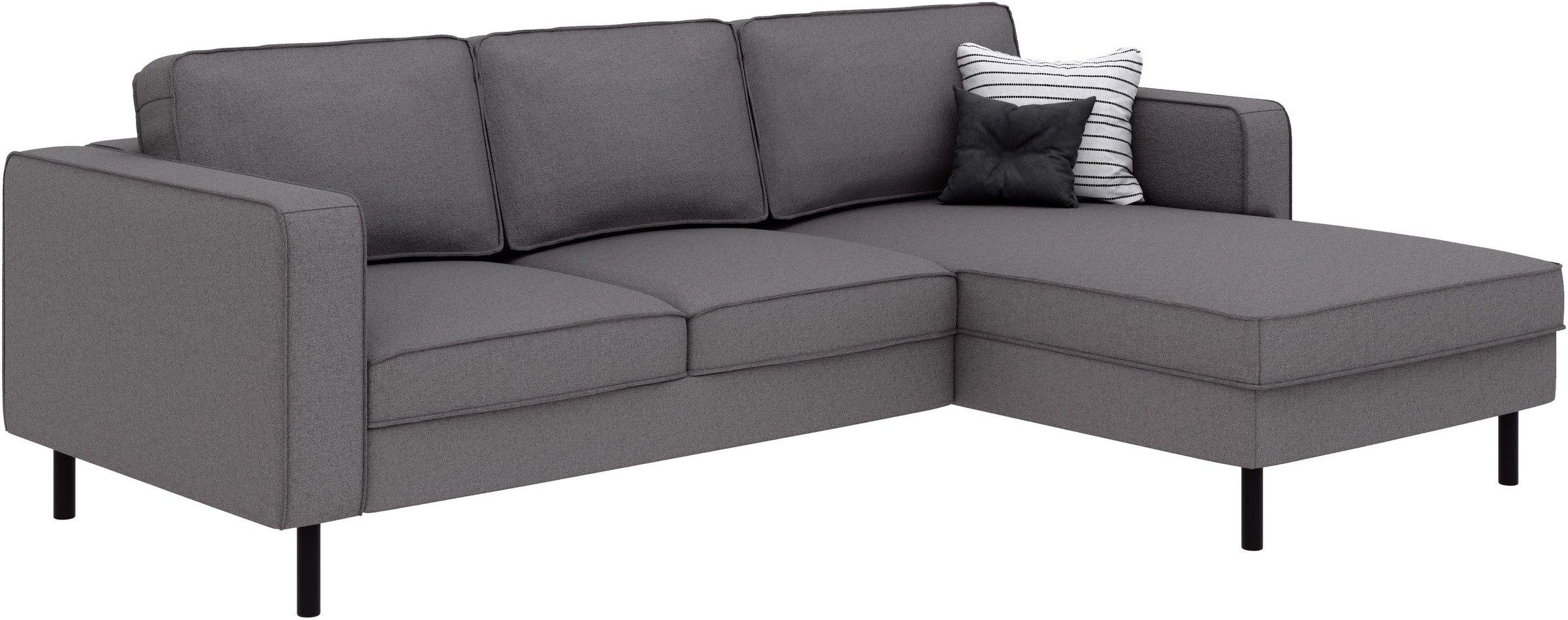 TRENDMANUFAKTUR Ecksofa »Watkins, Couch wahlweise mit Schlaffunktion & Bettkasten, auch in Cord«, Recamiere beidseitig montierbar, OTTOs Choice, Breite 232 cm