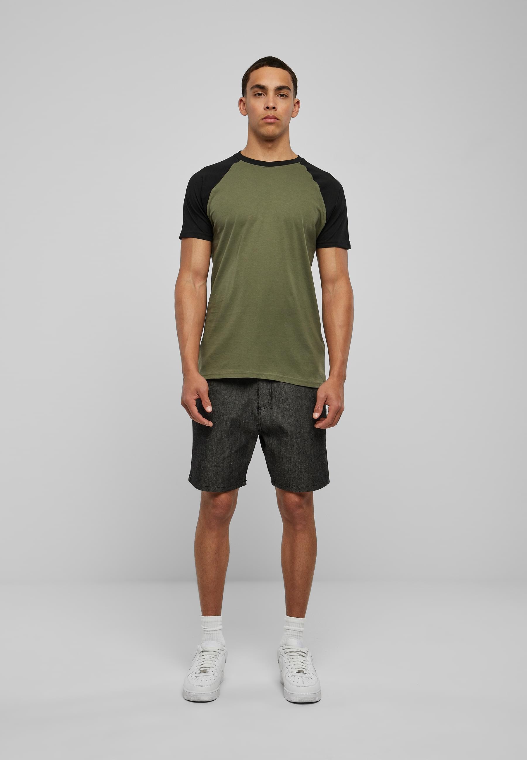 URBAN CLASSICS T-Shirt »Urban Classics Herren Raglan Contrast Tee«, (1 tlg.)