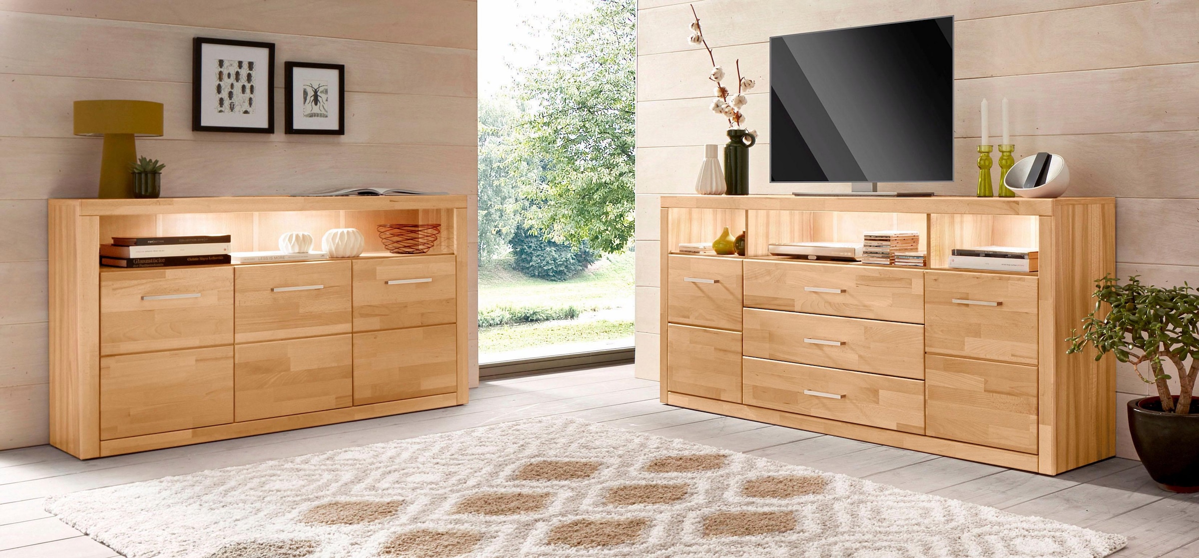 Woltra Sideboard »Ribe«, Breite 180 cm