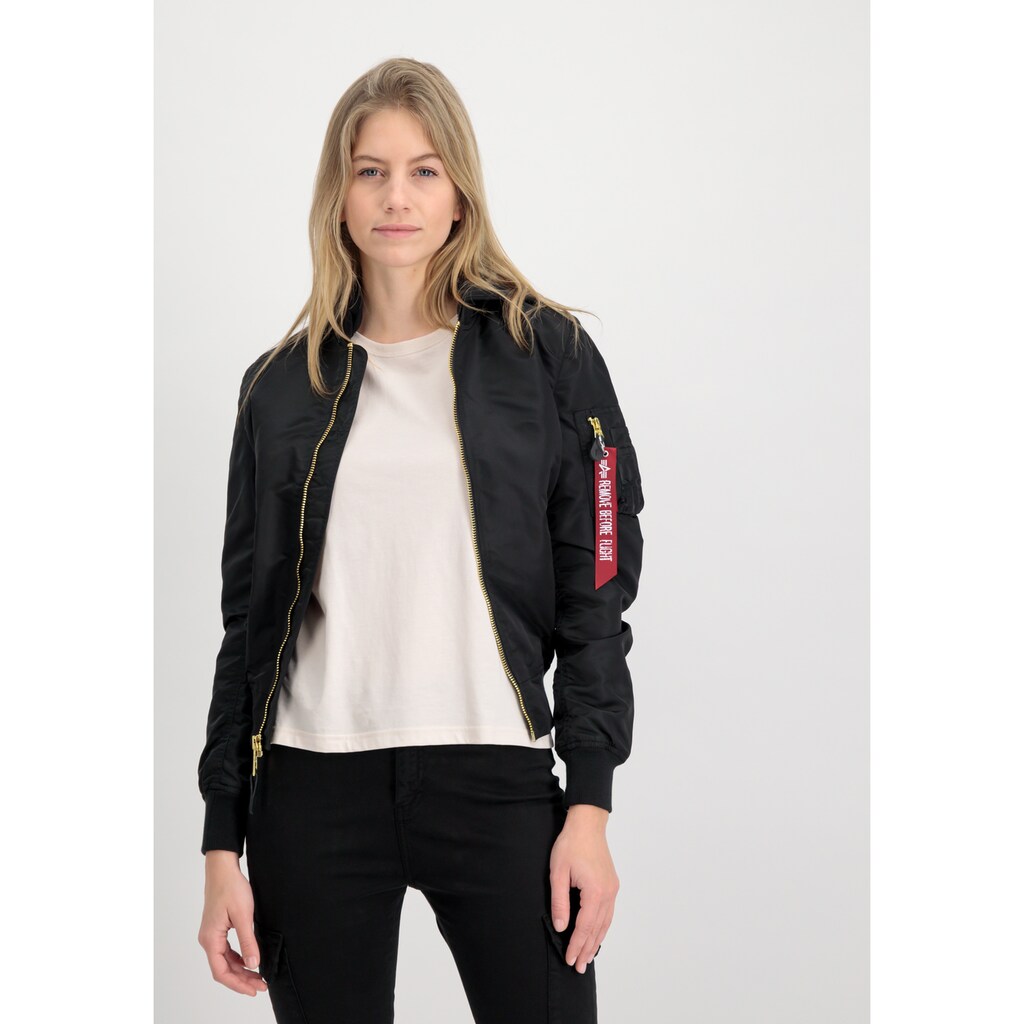 Alpha Industries Bomberjacke »Alpha Industries Women - Bomber & Flight Jackets MA-1 Hooded Wmn«