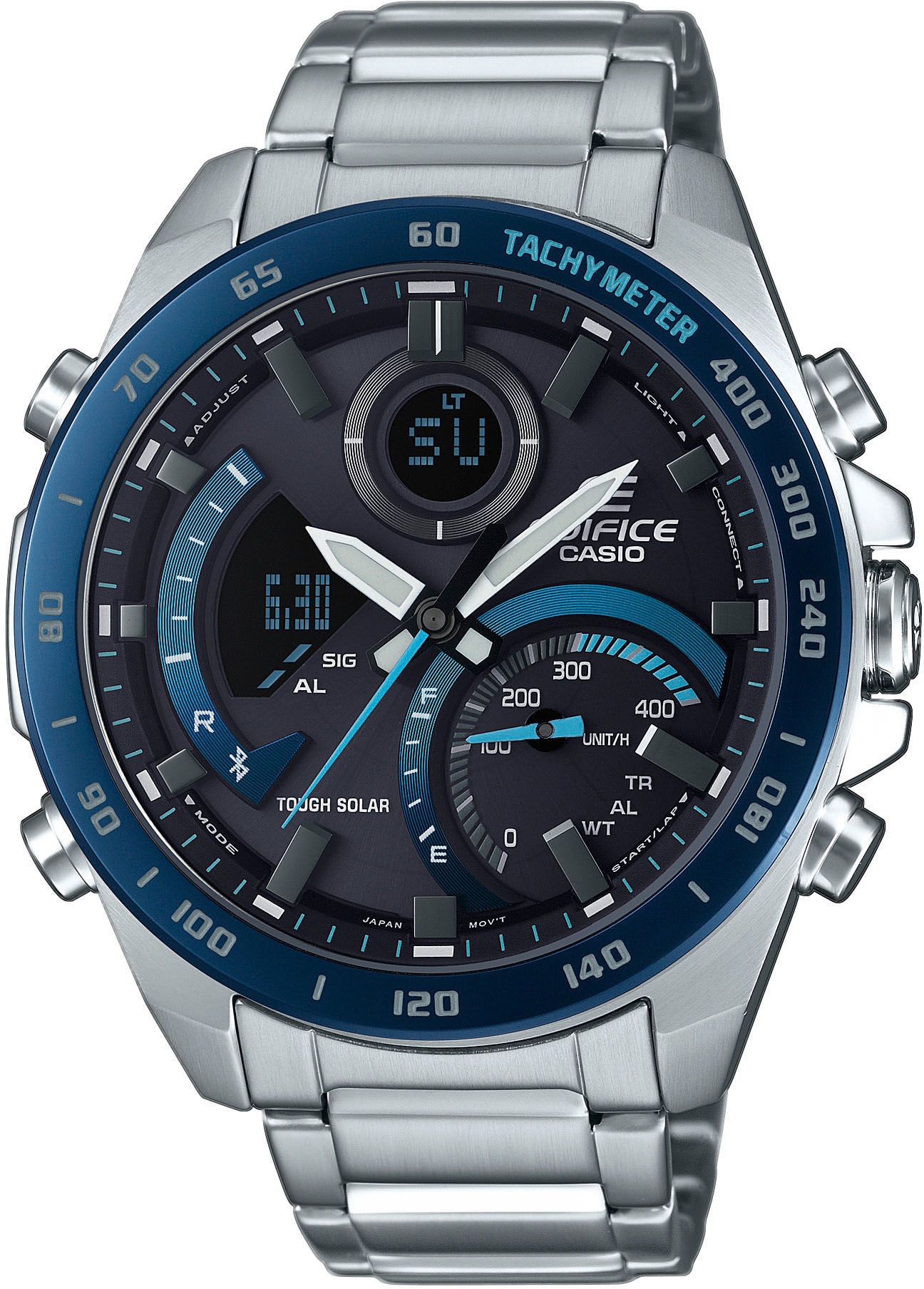 CASIO EDIFICE Smartwatch »ECB-900DB-1BER«, (Solaruhr, Armbanduhr, Herrenuhr, Android, iOS, Stoppfunktion)