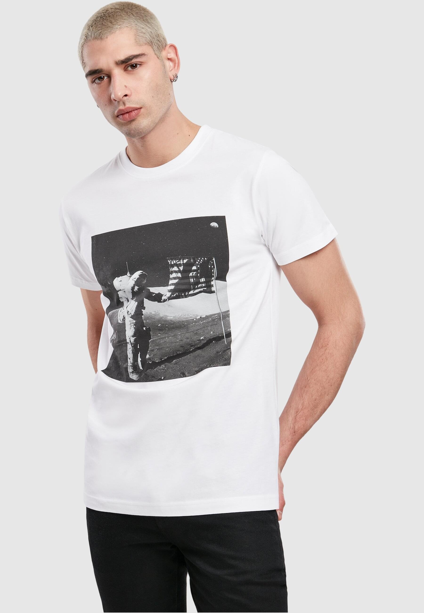 MisterTee T-Shirt »MisterTee Herren NASA Moon Landing Tee«, (1 tlg.)
