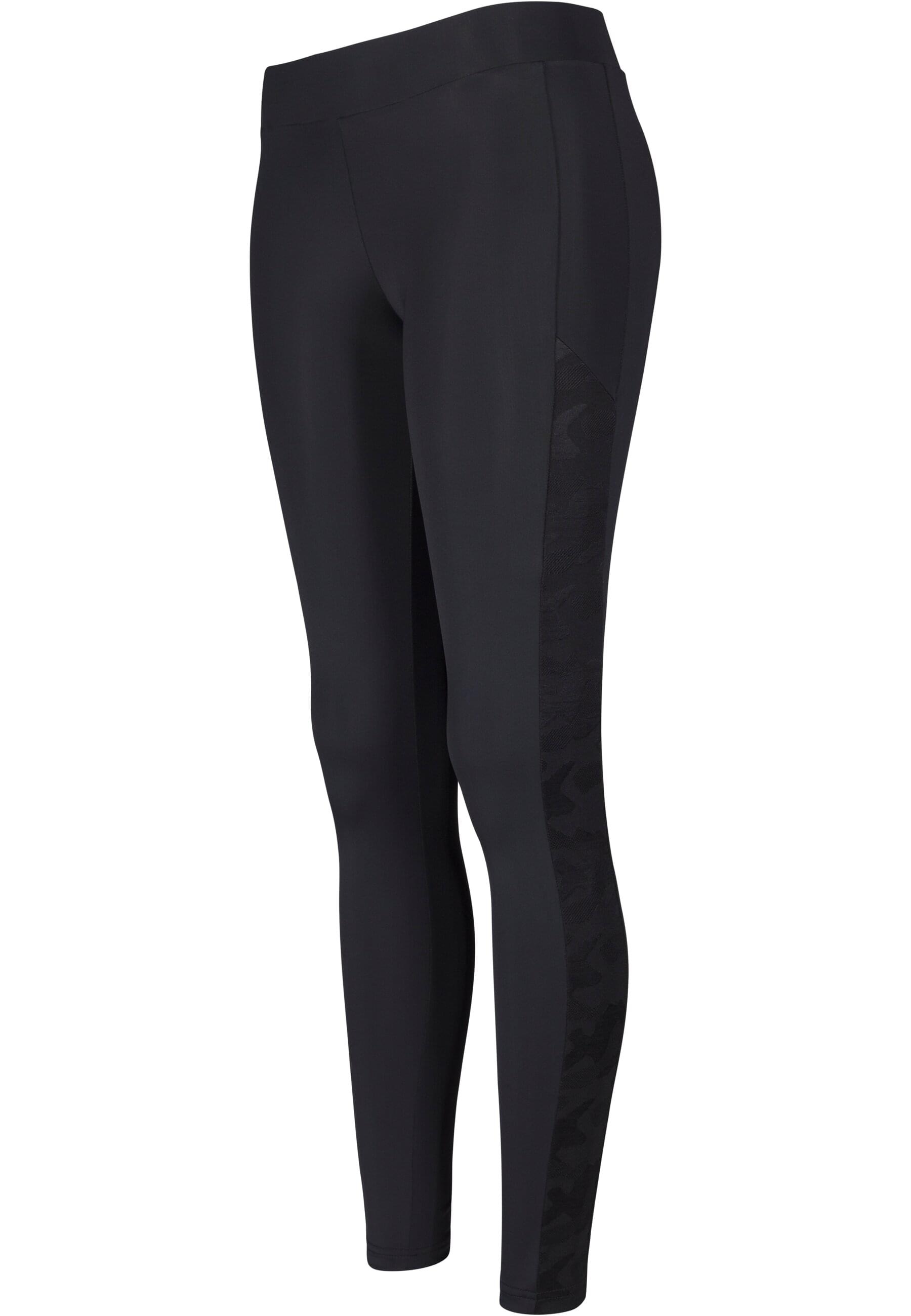 URBAN CLASSICS Leggings »Urban Classics Damen Ladies Jacquard Camo Striped Leggings«, (1 tlg.)
